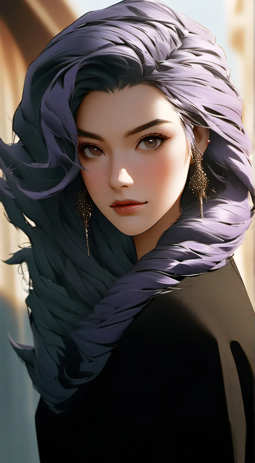 ai character: Aura background