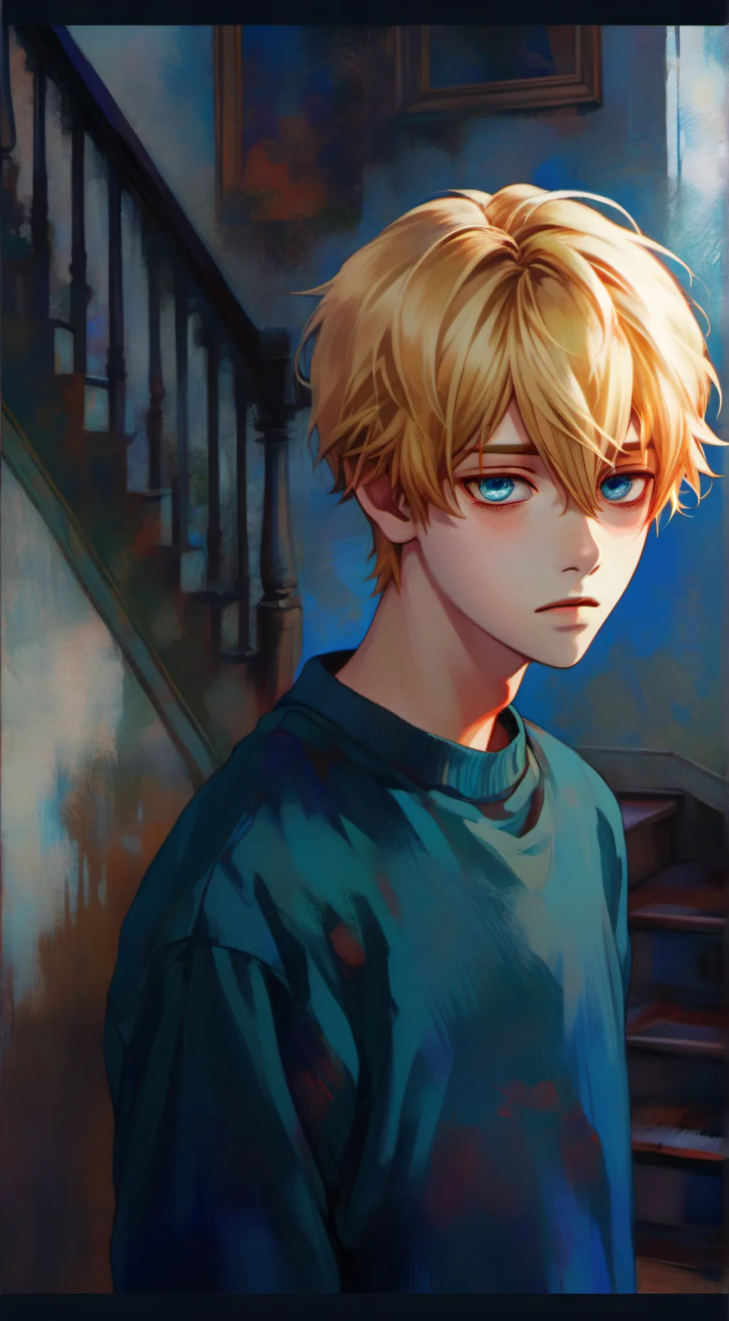 ai character: August  background