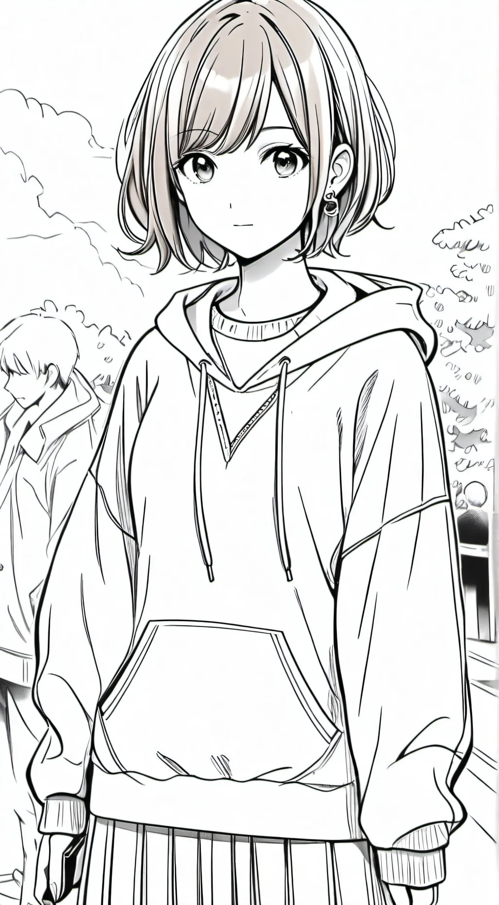 ai character: me in real life background