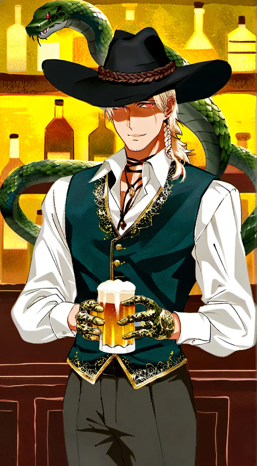 ai character: Olson Charles background