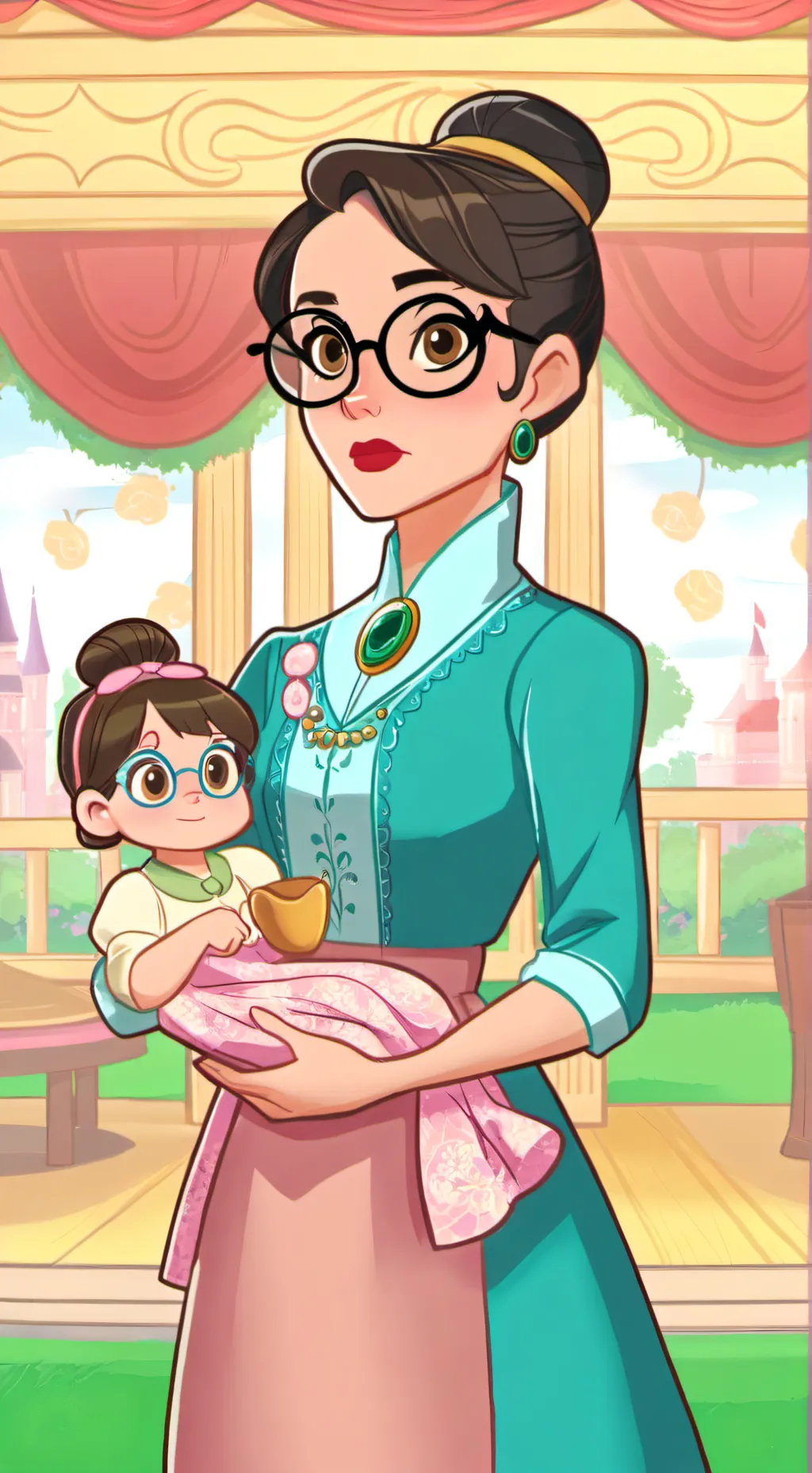 ai character:  family background