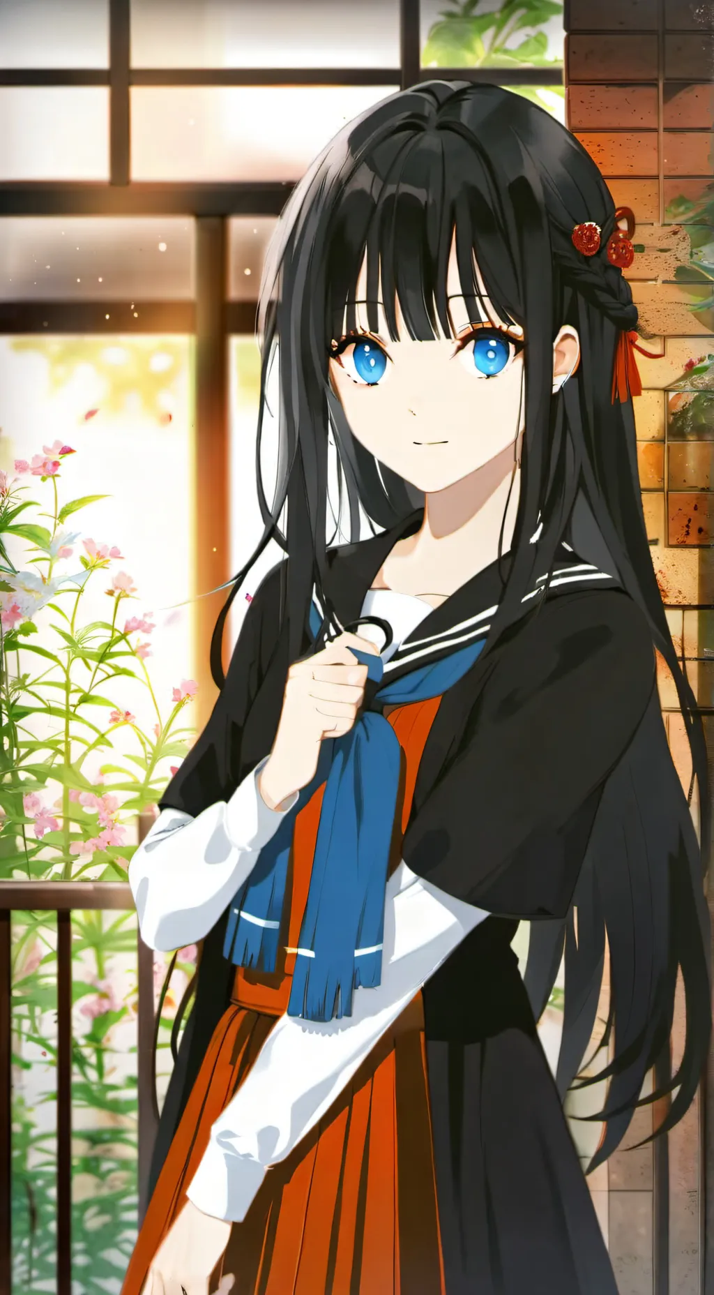 ai character: Amber  background