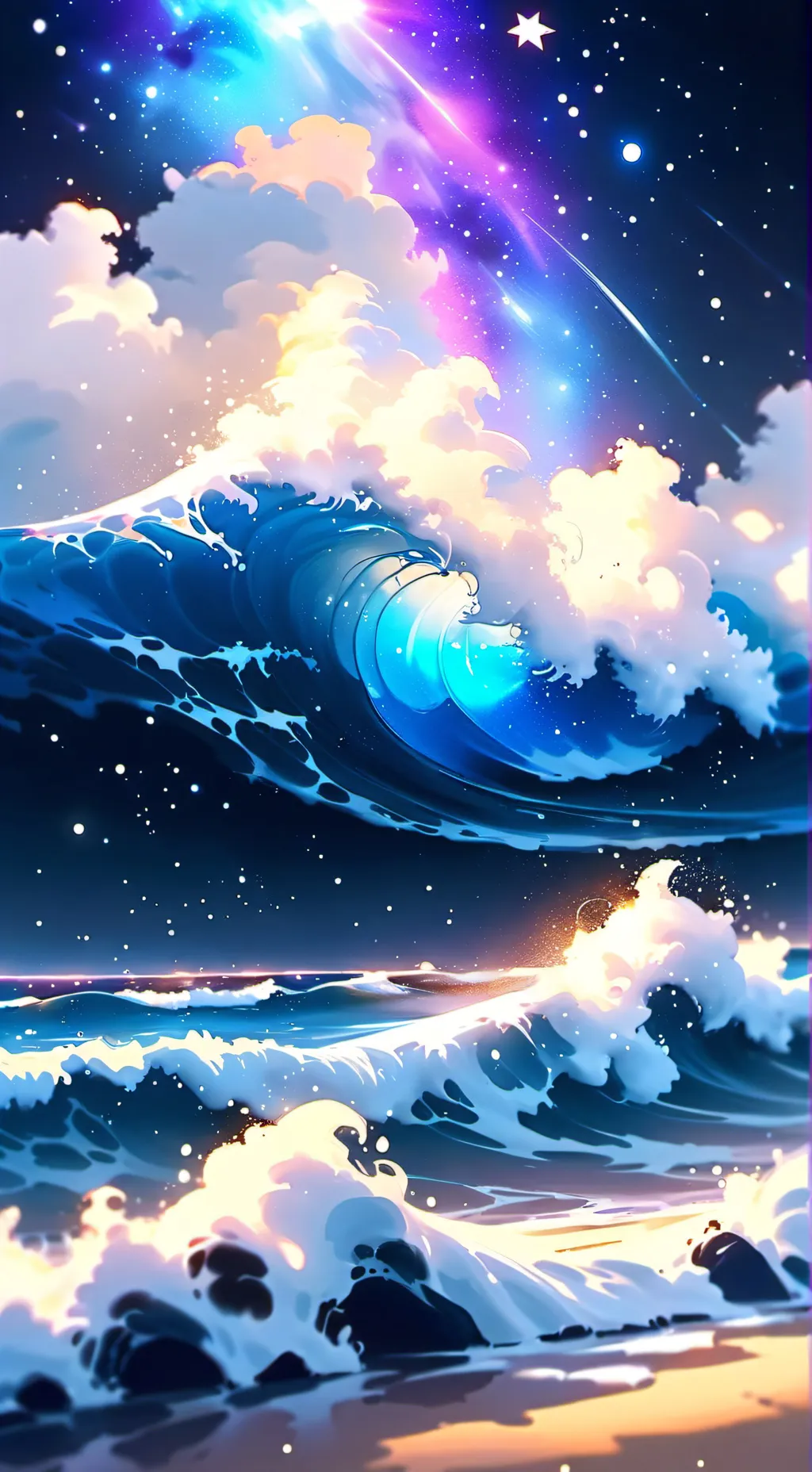 ai character: HH BLOOKET background