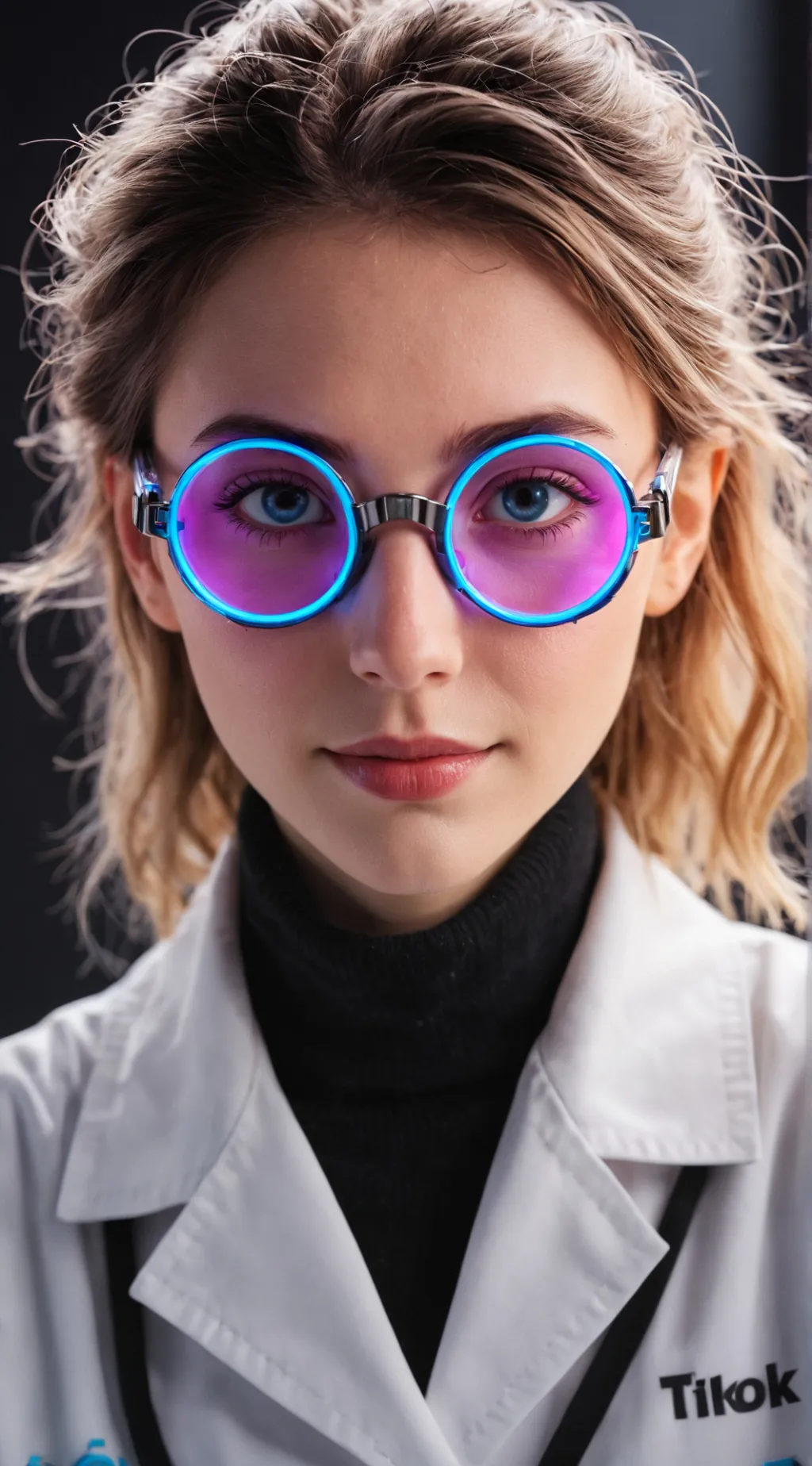 ai character: Prof. Chemical Vibes background