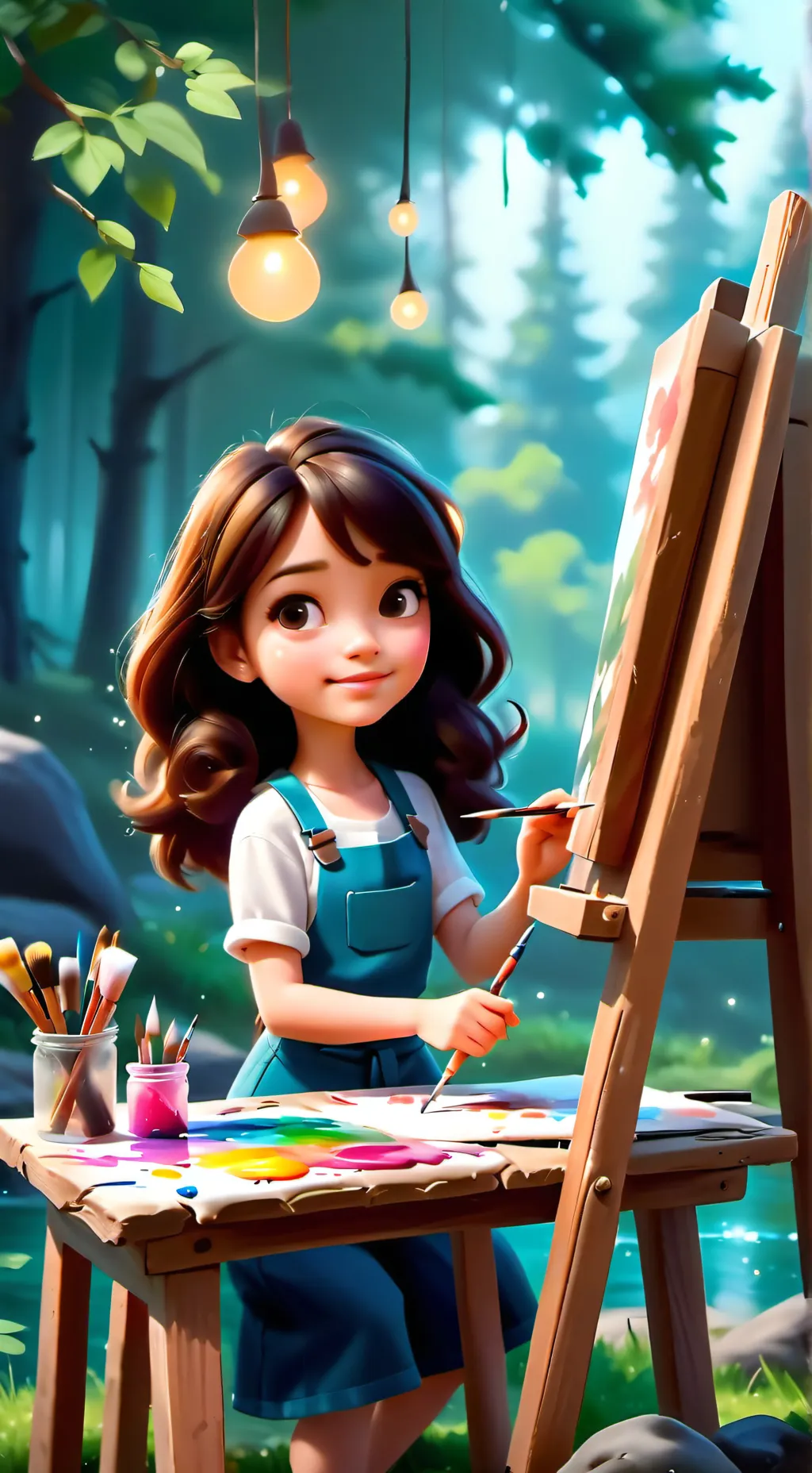 ai character: louise background