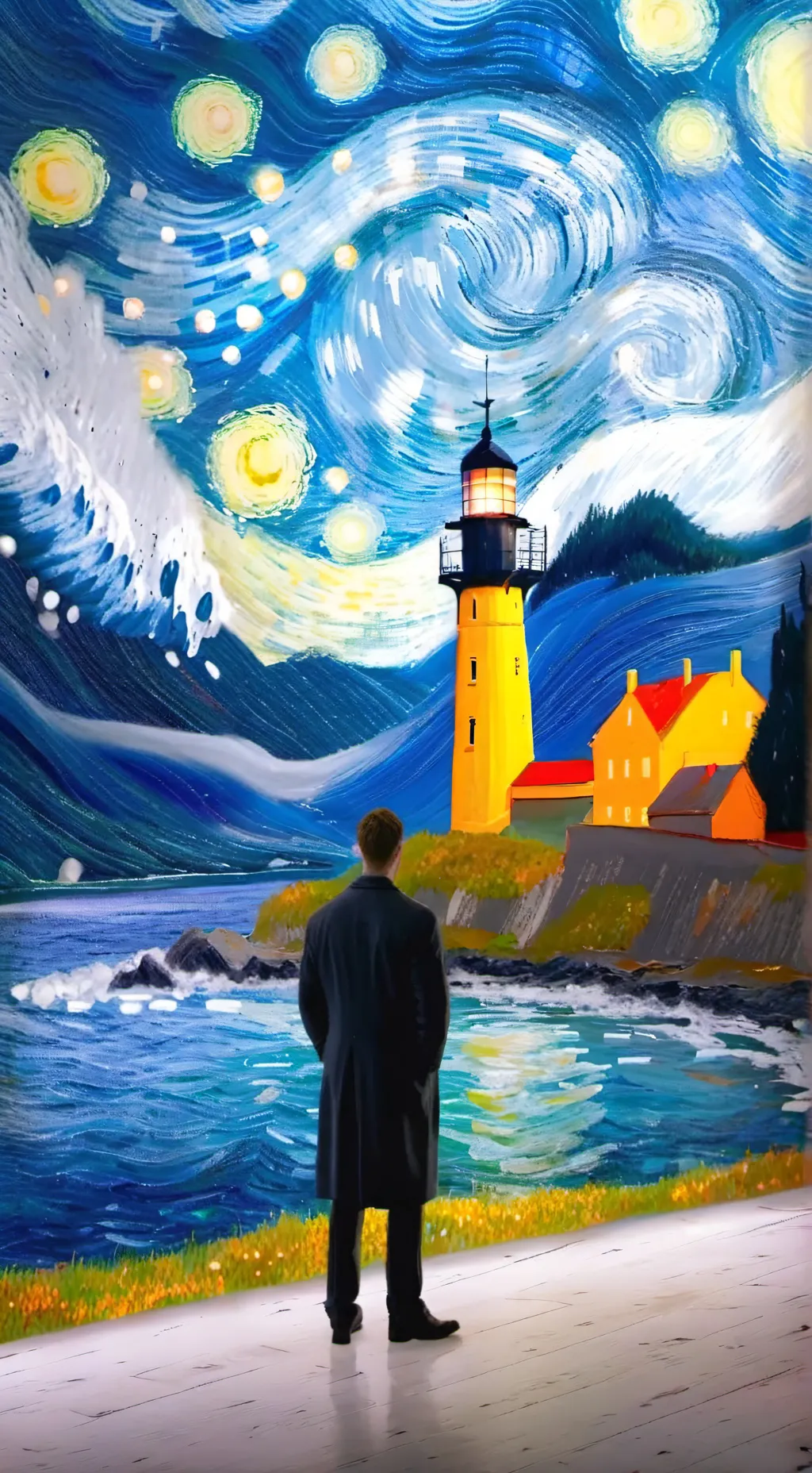 ai character: talk in comments background