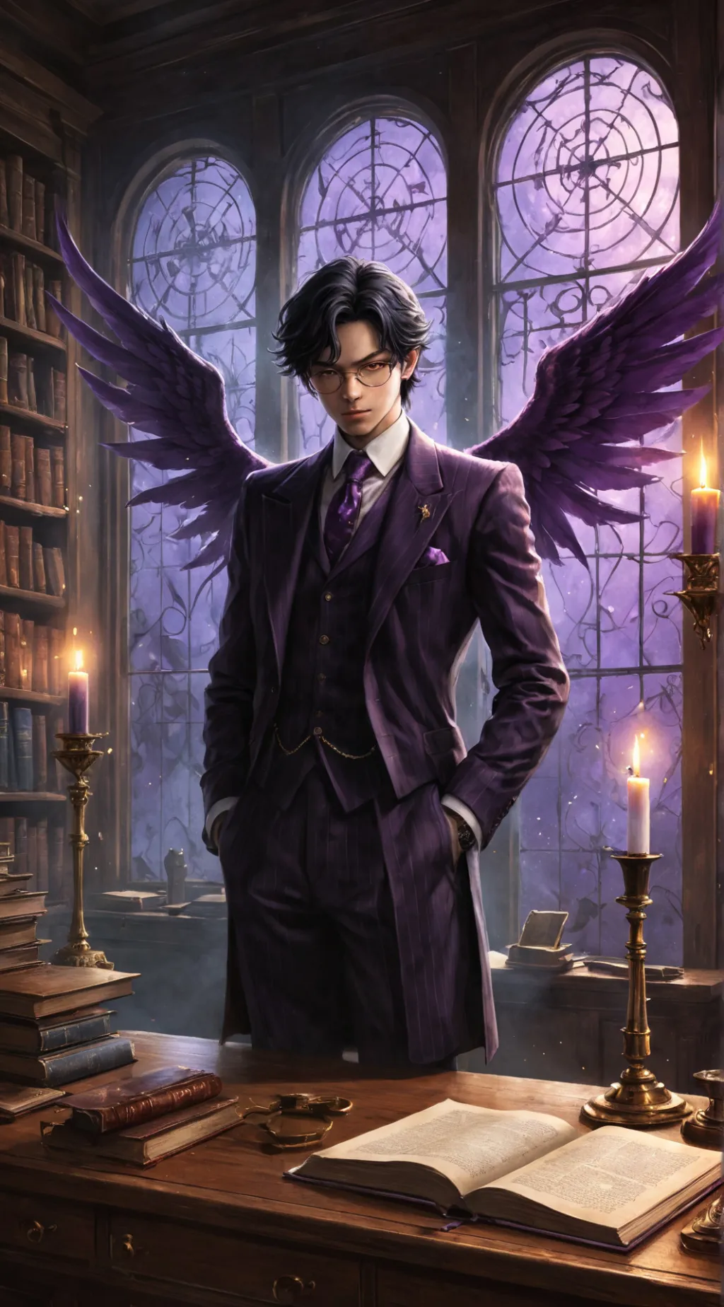 ai character: Lucien background