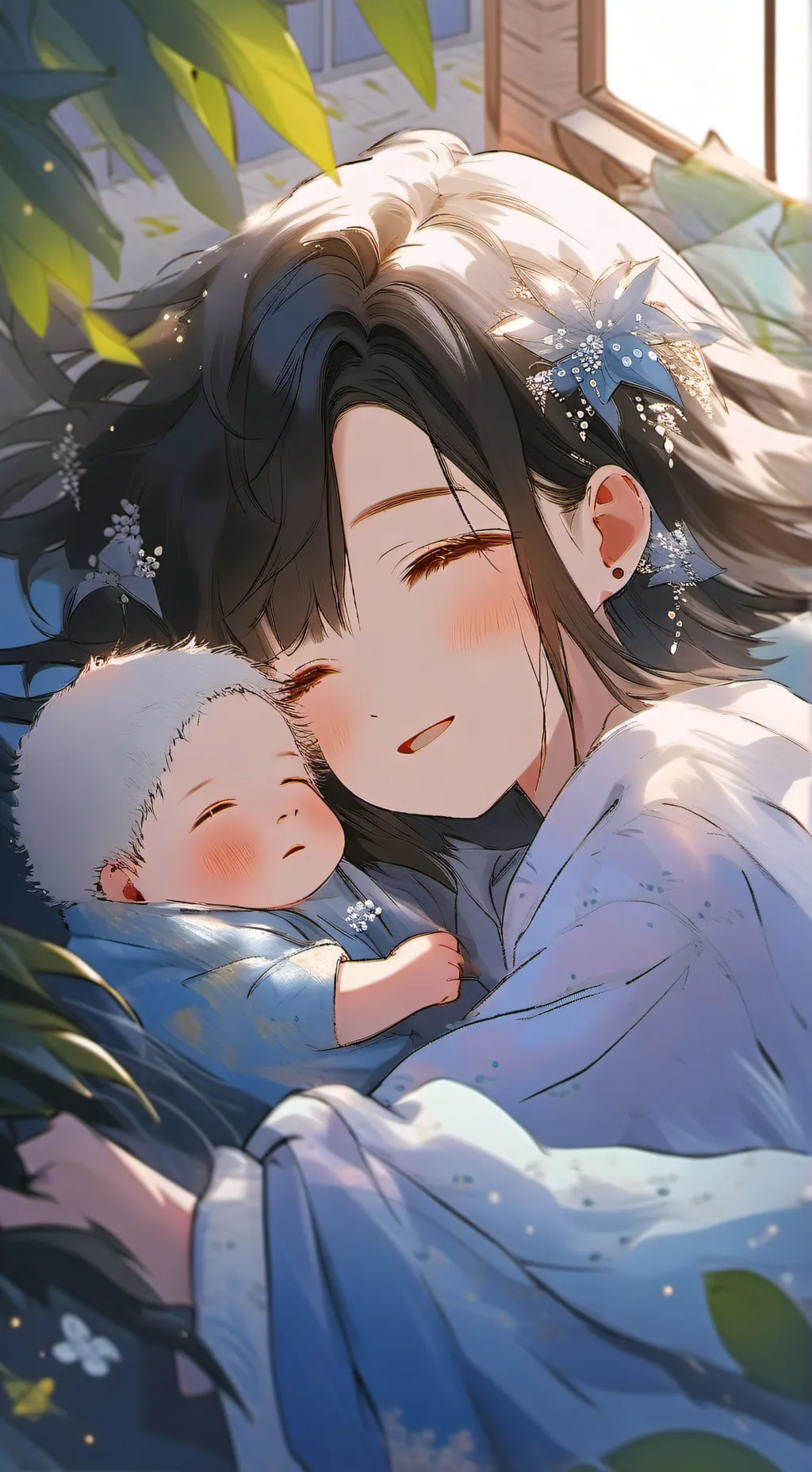 ai character: bebés background