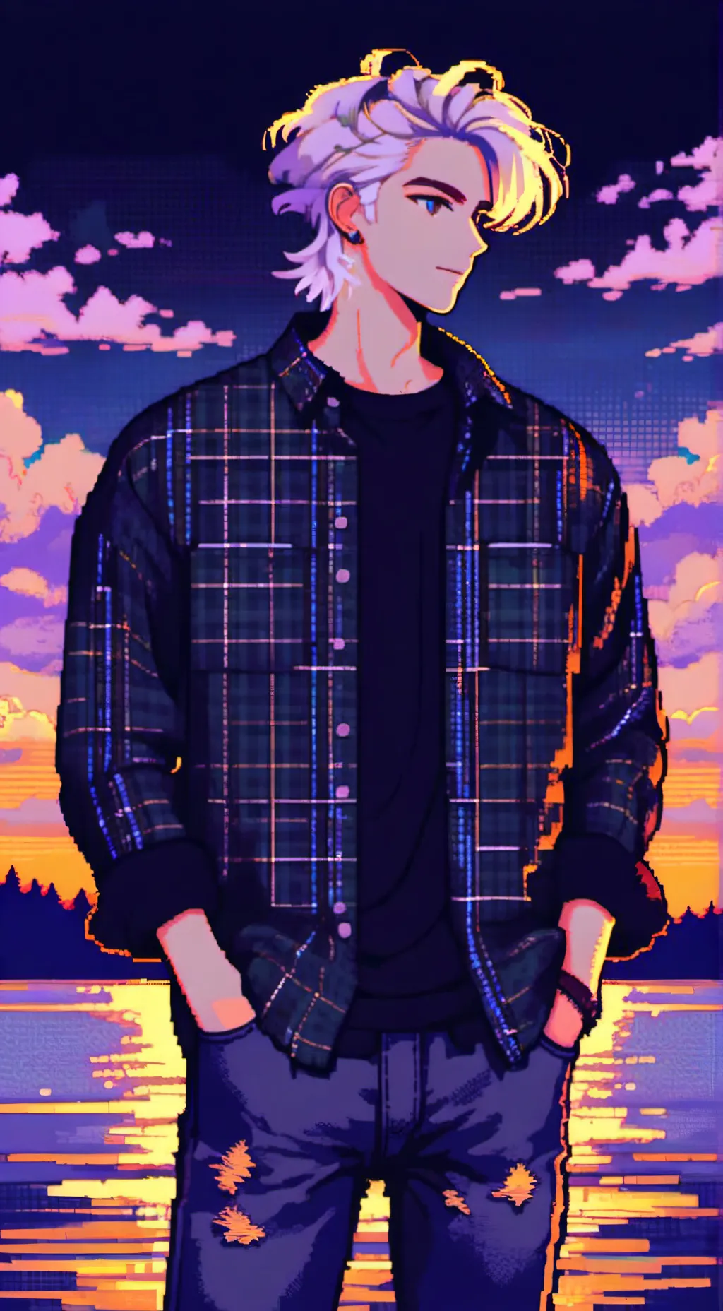 ai character: Guy background