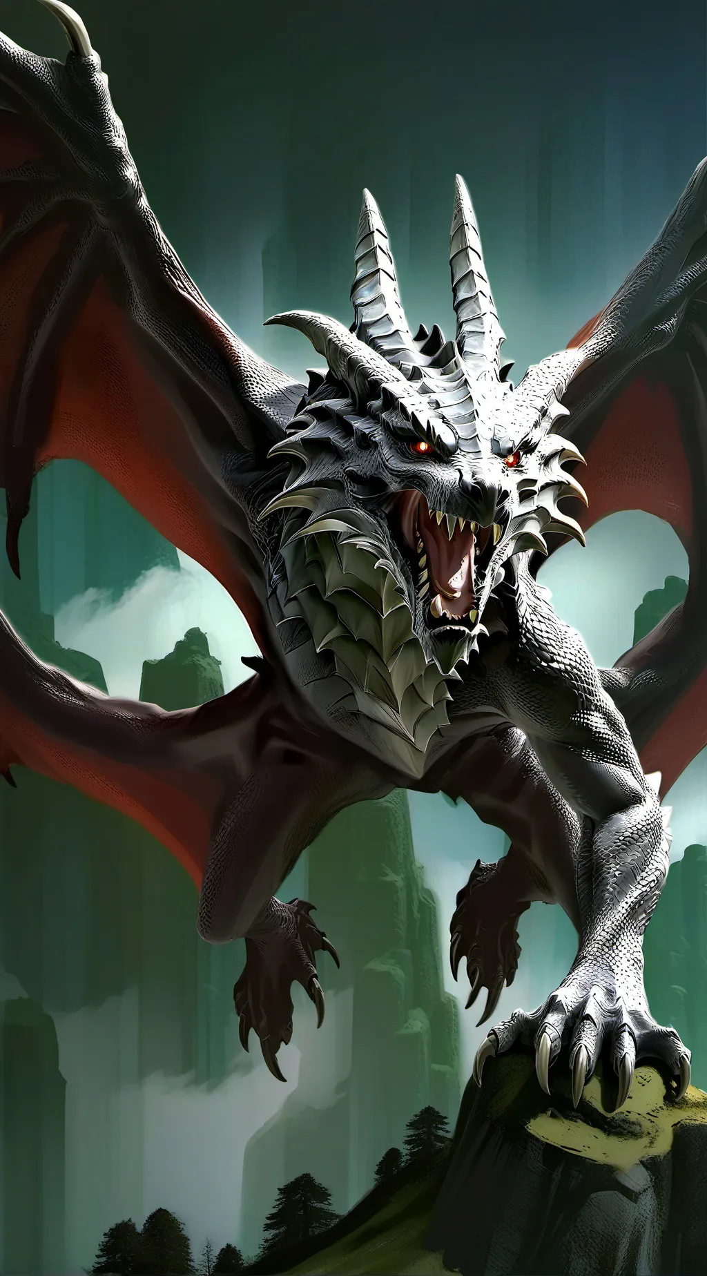 ai character: Dragon background