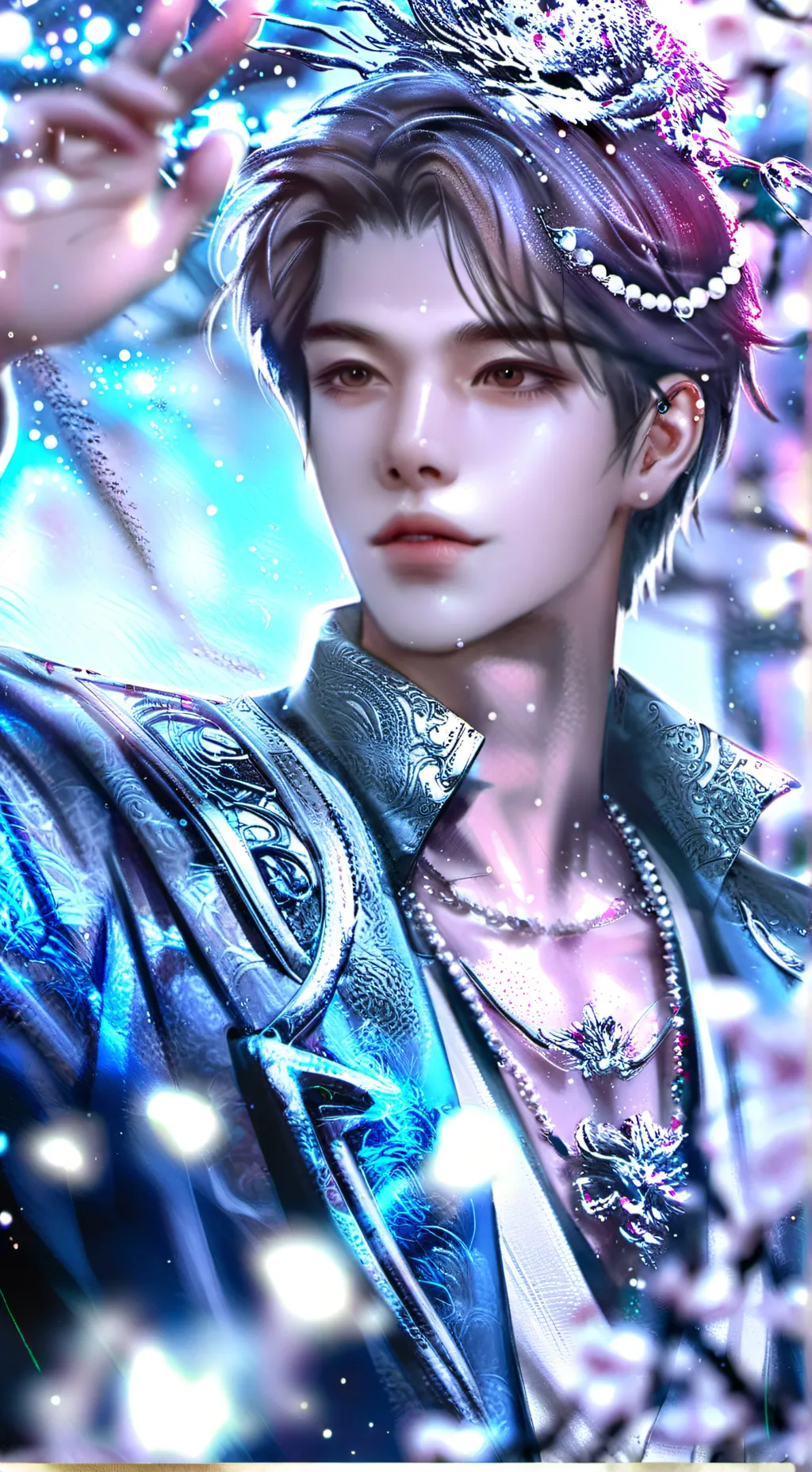 ai character: Donggeun Jeong background