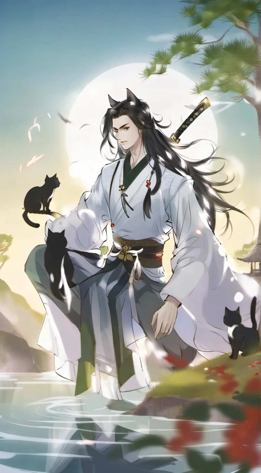 ai character: Kuro background