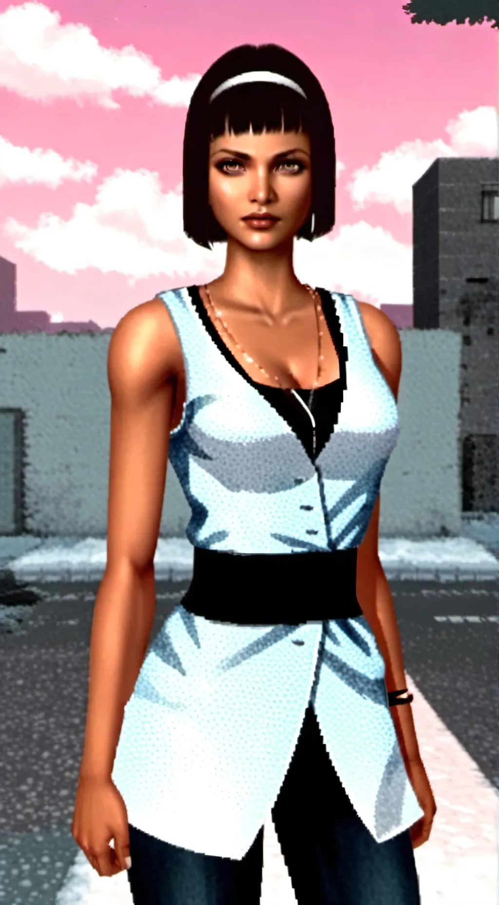 ai character: Lara katseye background