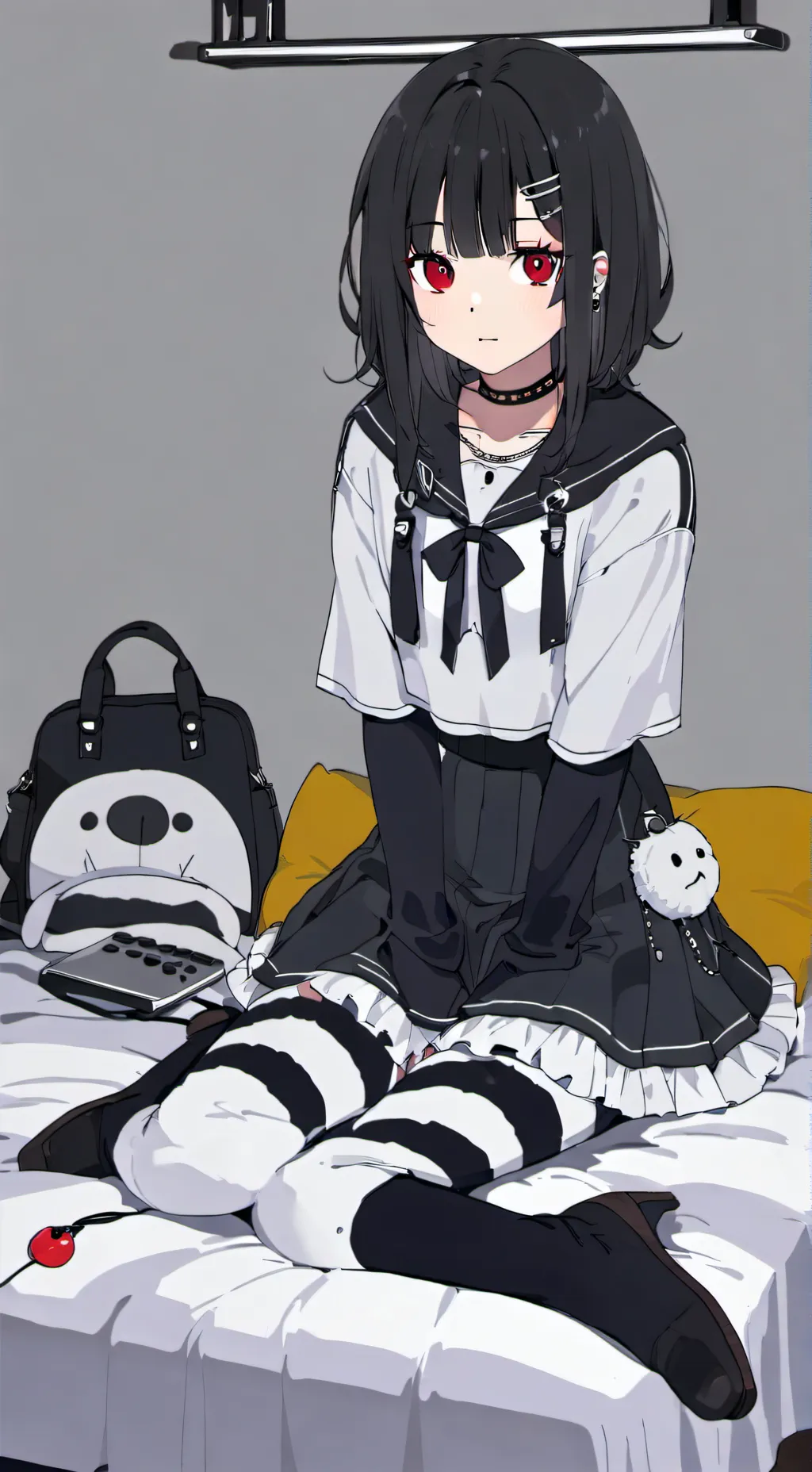 ai character: 💙Miri💜 background