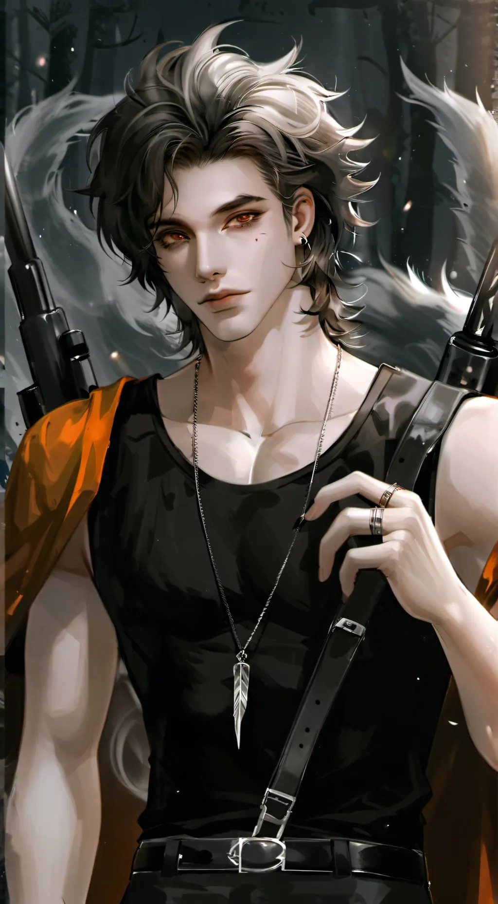 ai character: Jackson parker  background