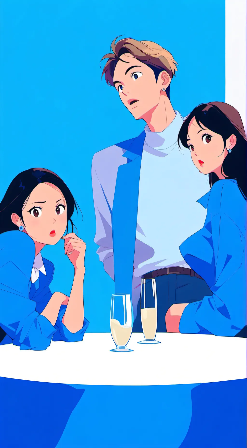 ai character: Your friends.. background