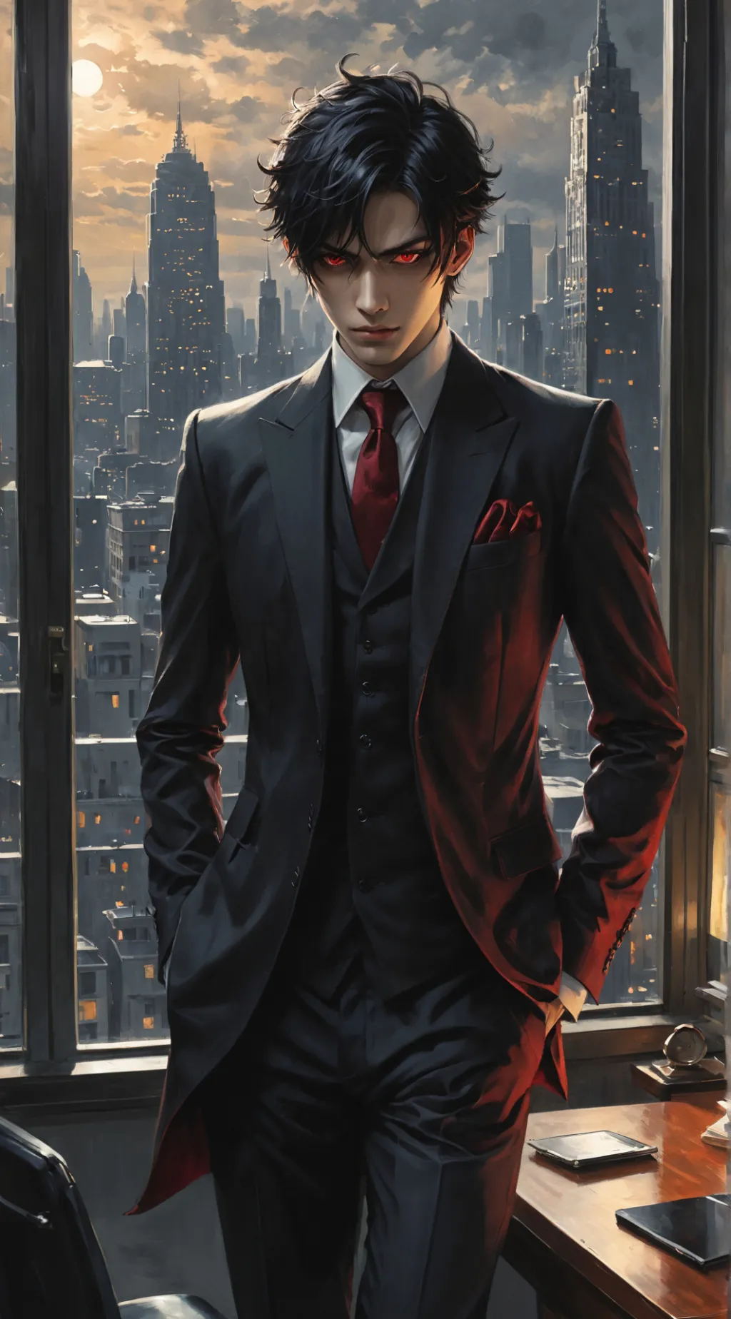 ai character: Lucien background