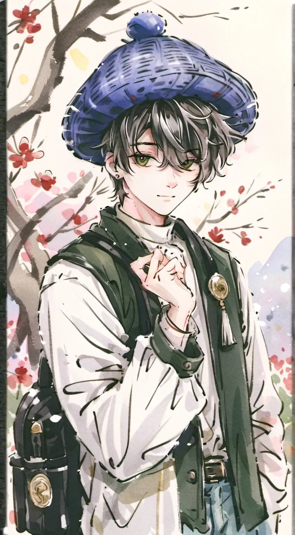 ai character: Leo  background