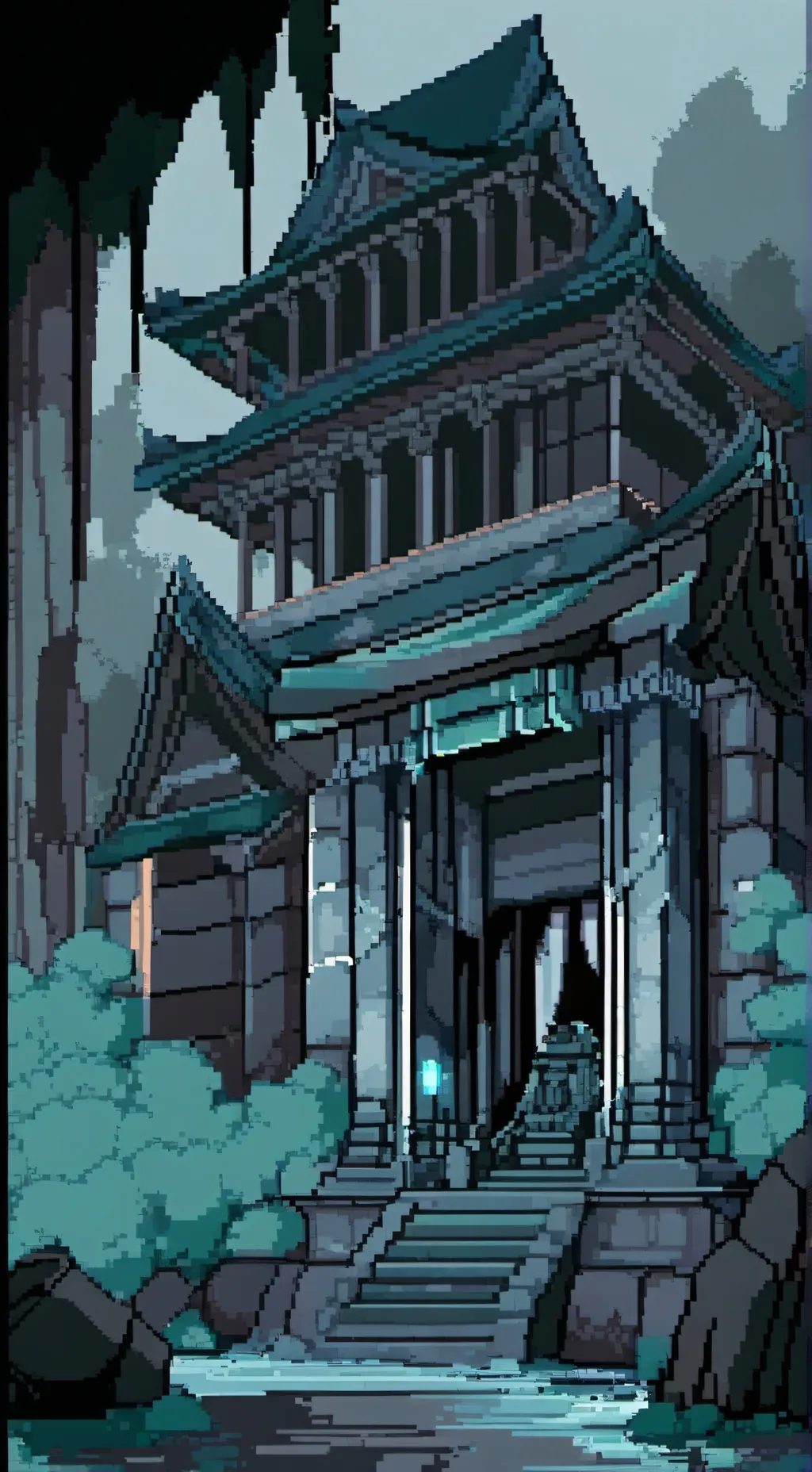 ai character: New demon swap background