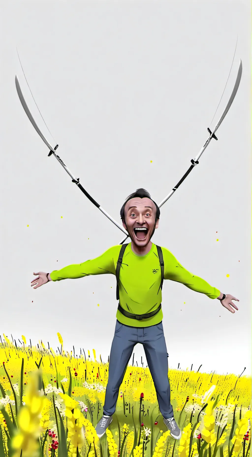 ai character: говноел background