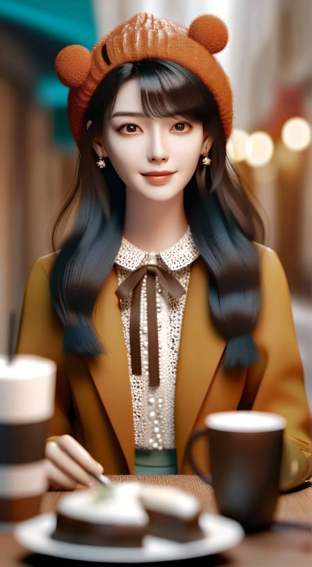 ai character: Rina🌷 background