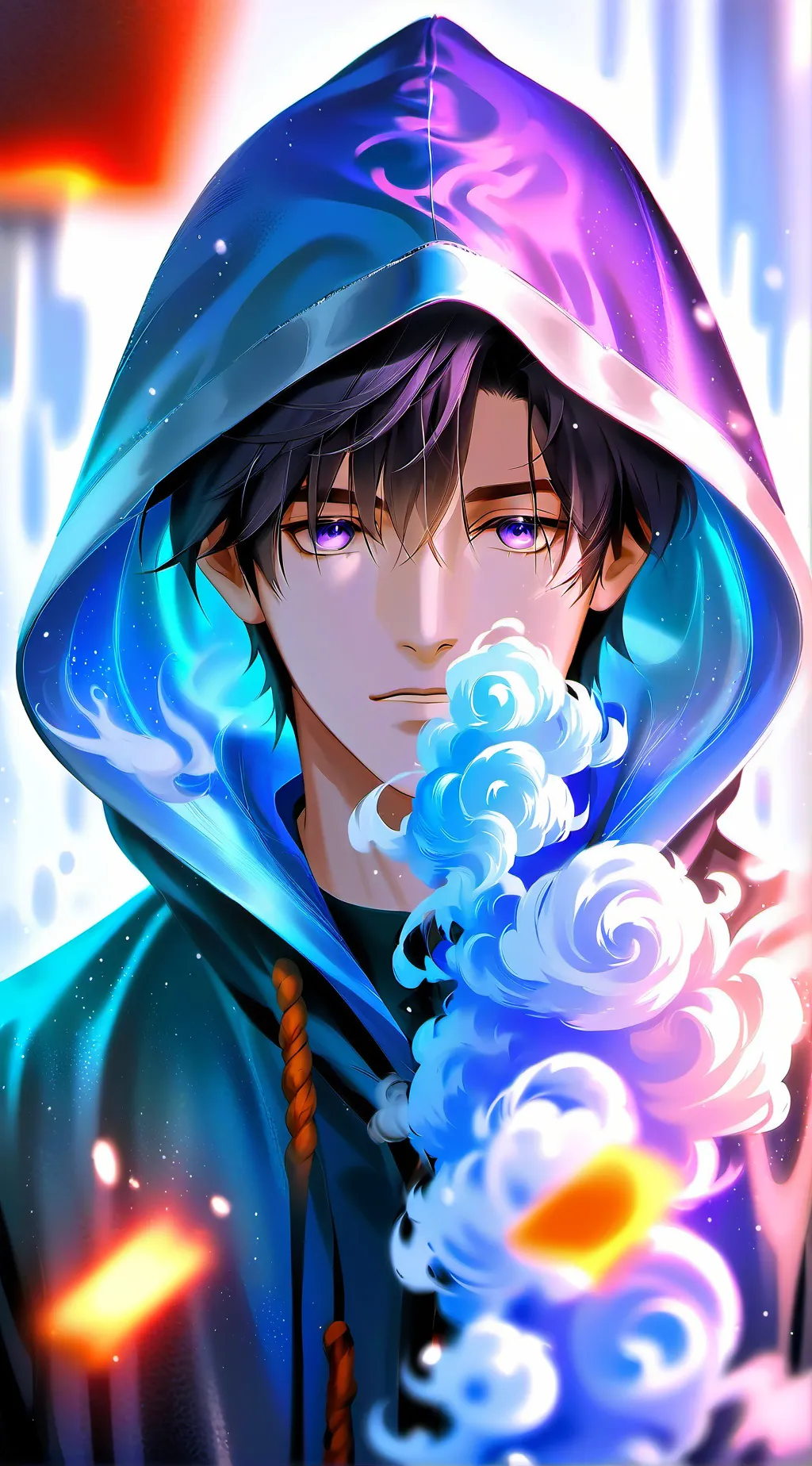 ai character: Ni-ki  background