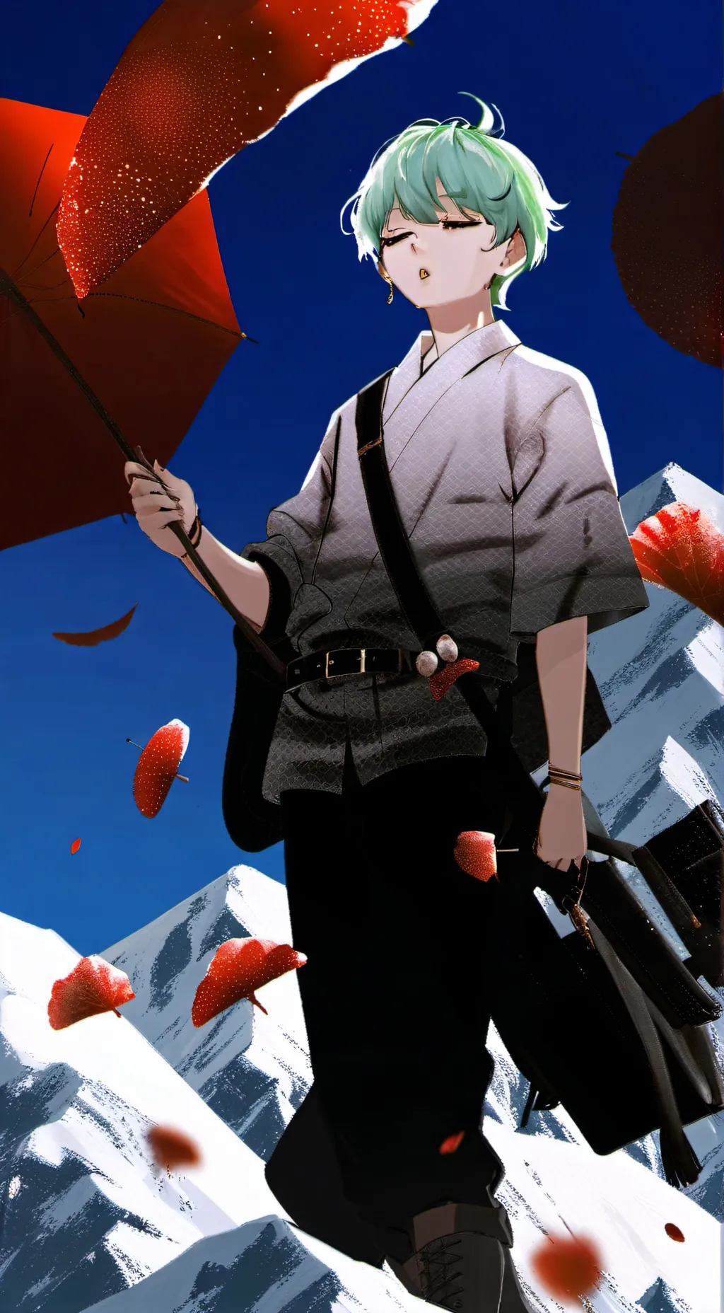 ai character: Baby saja background