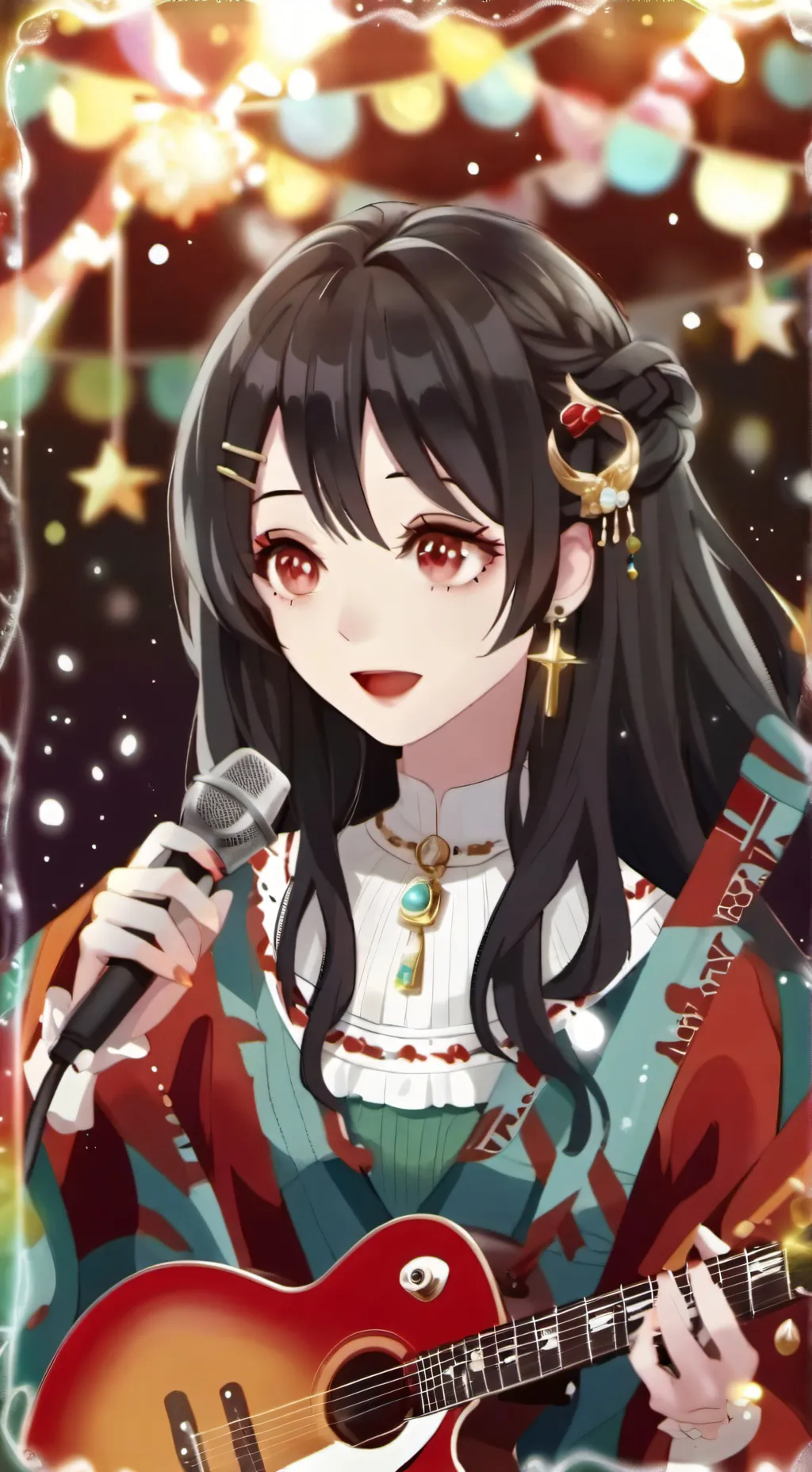 ai character: Finish the Lyrics  background