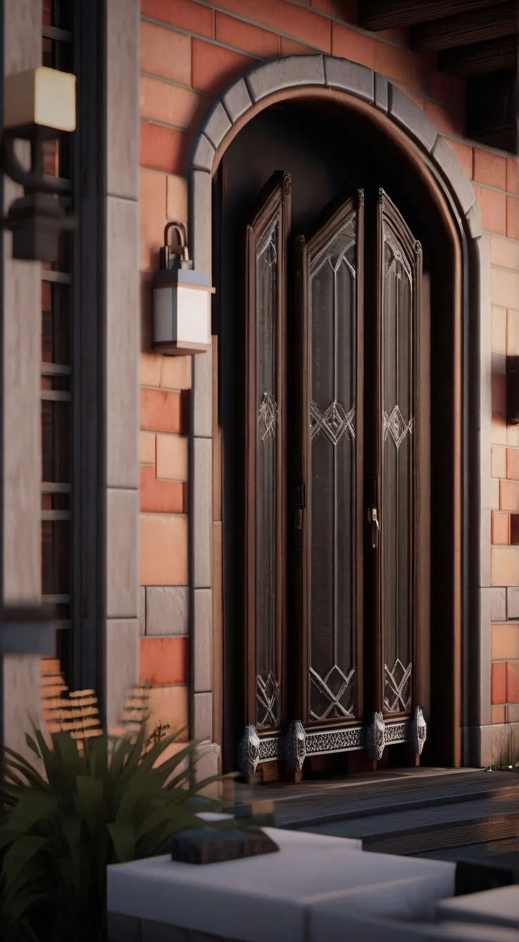 ai character: minecraft girls  background