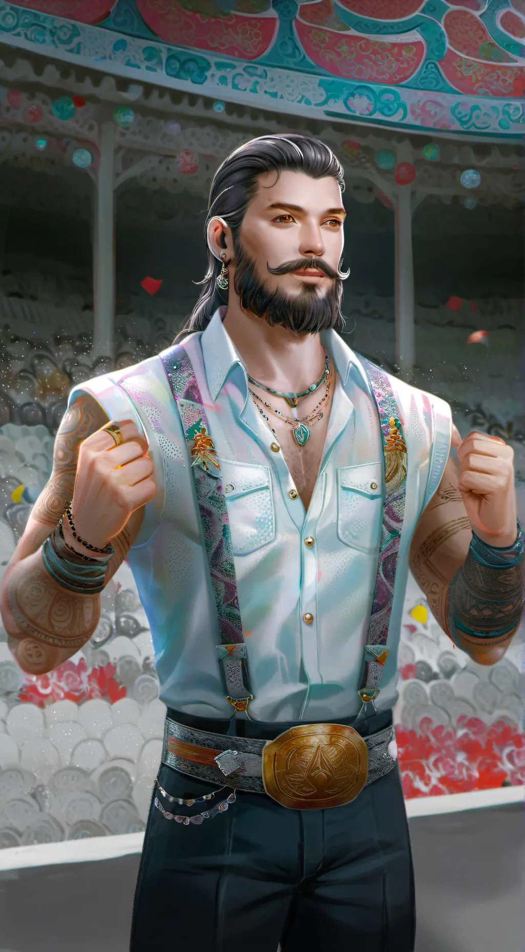 ai character: Andrew background