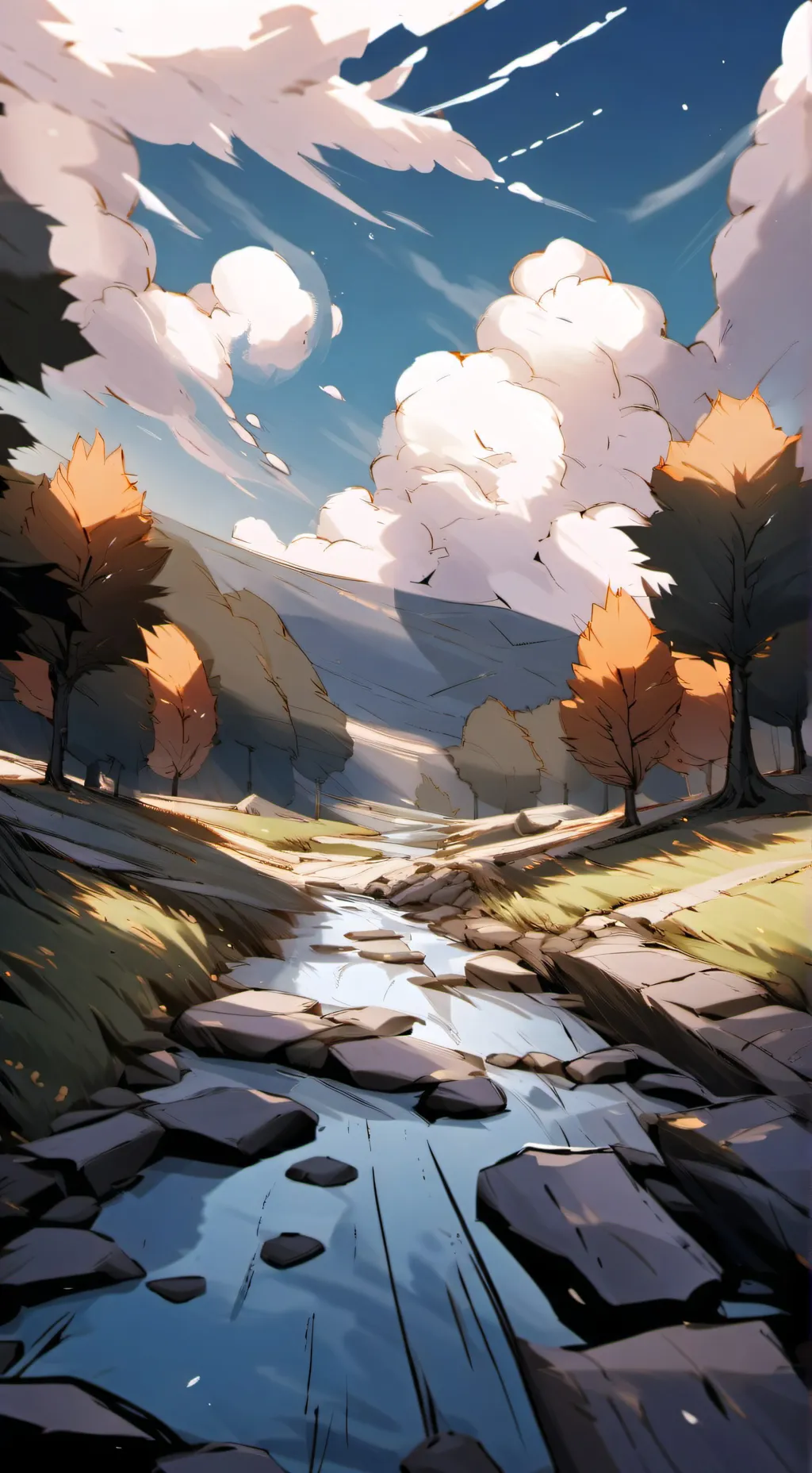 ai character: Life after death background