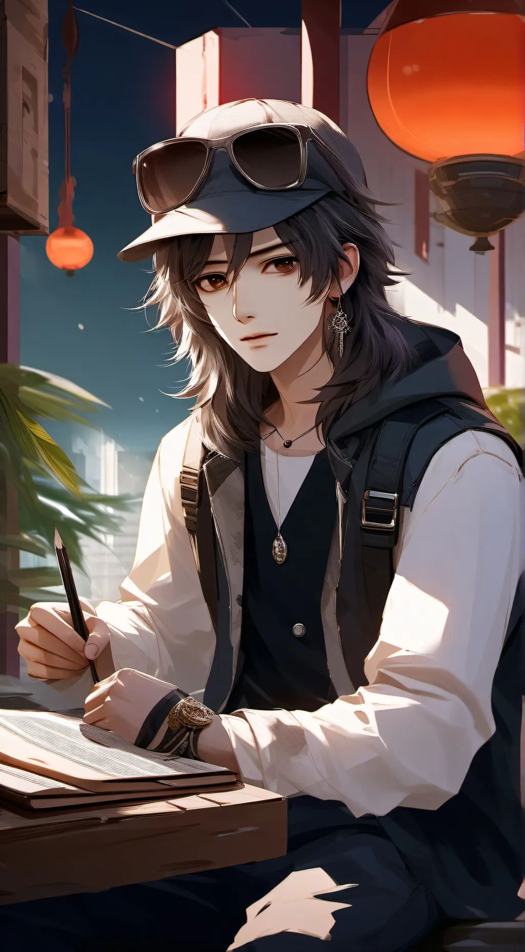 ai character: James ￼ background