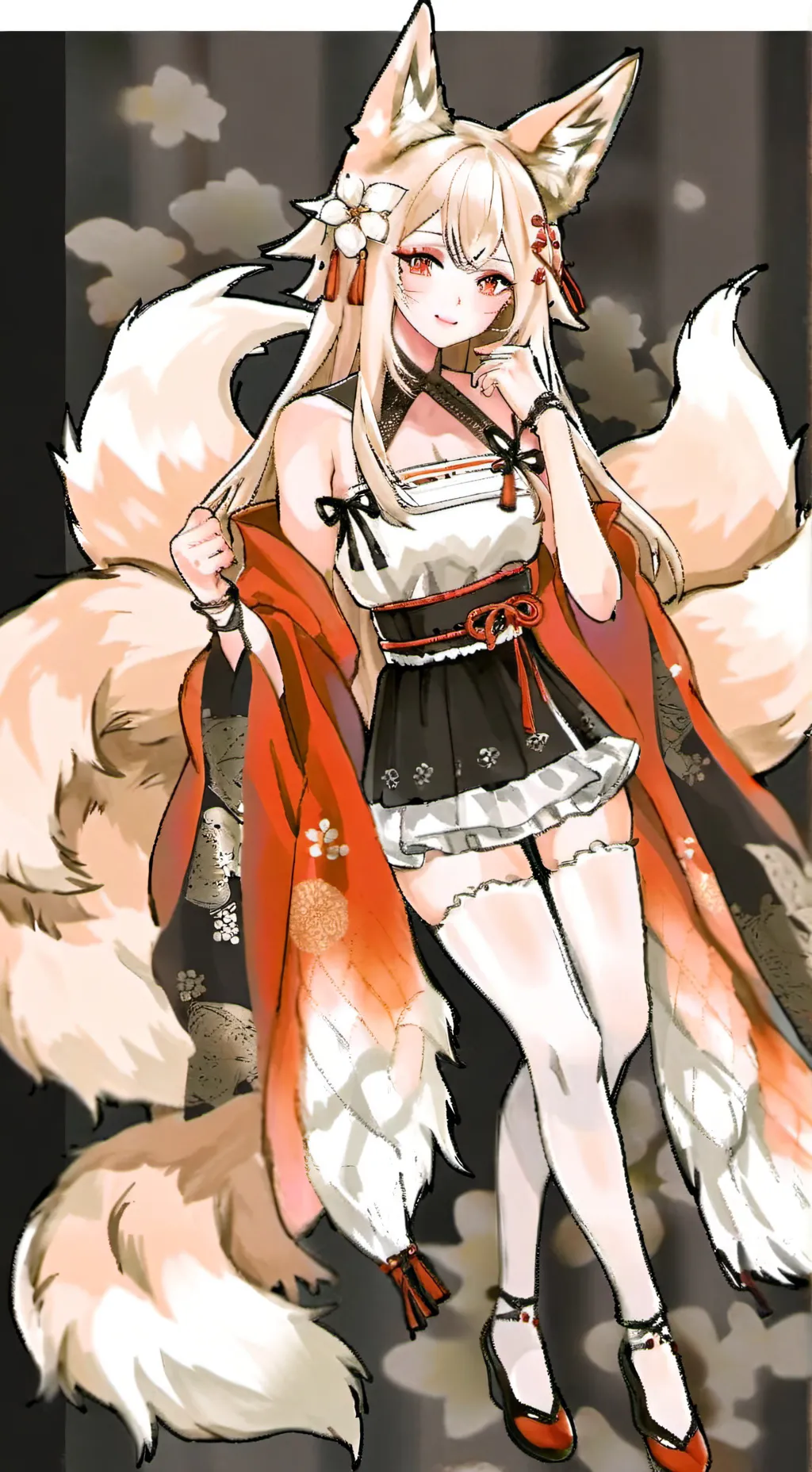 ai character: Nine Tails  background