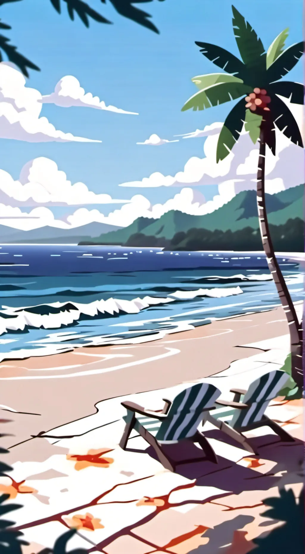 ai character: MHA BEACH ⛱️ background