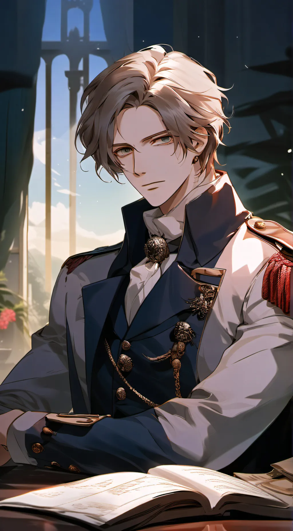 ai character: Ludwig / Germany background