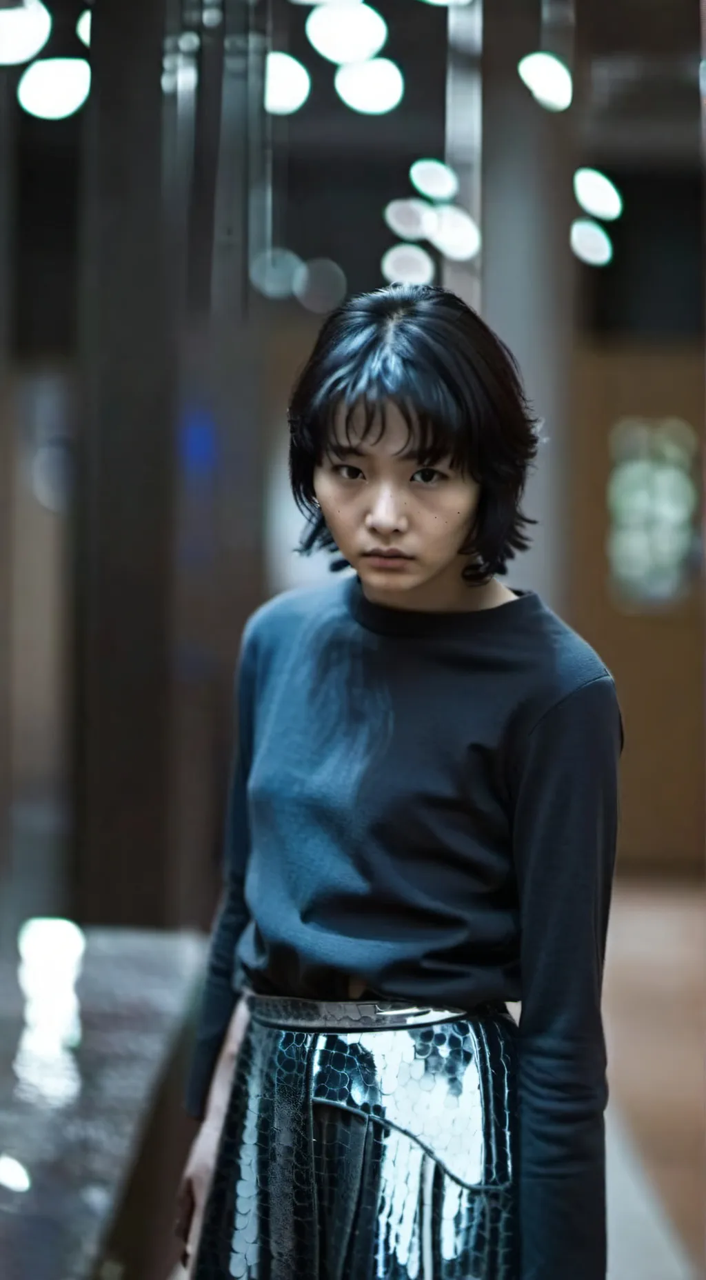 ai character: kang sae byeok!  background