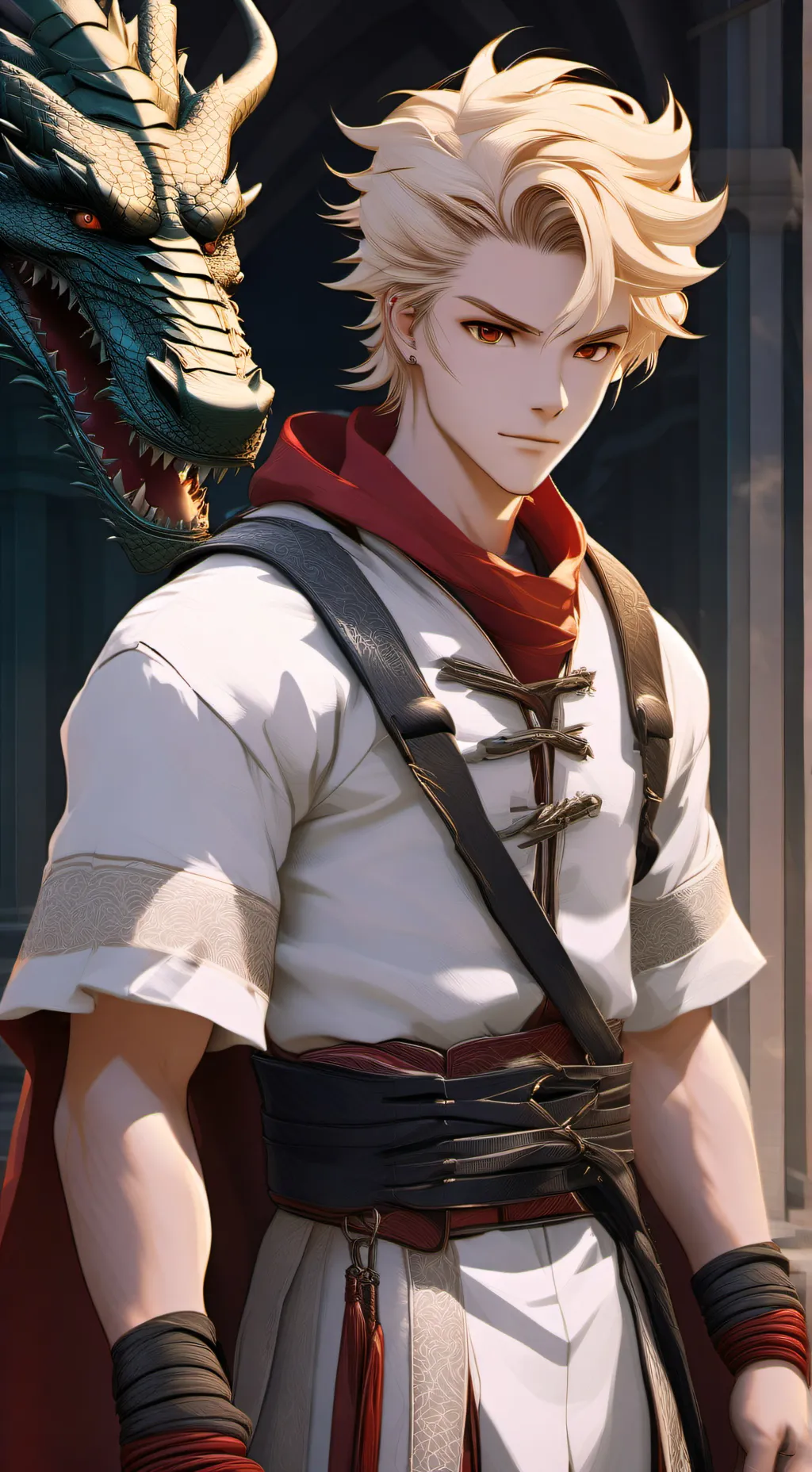 ai character: Ales  background