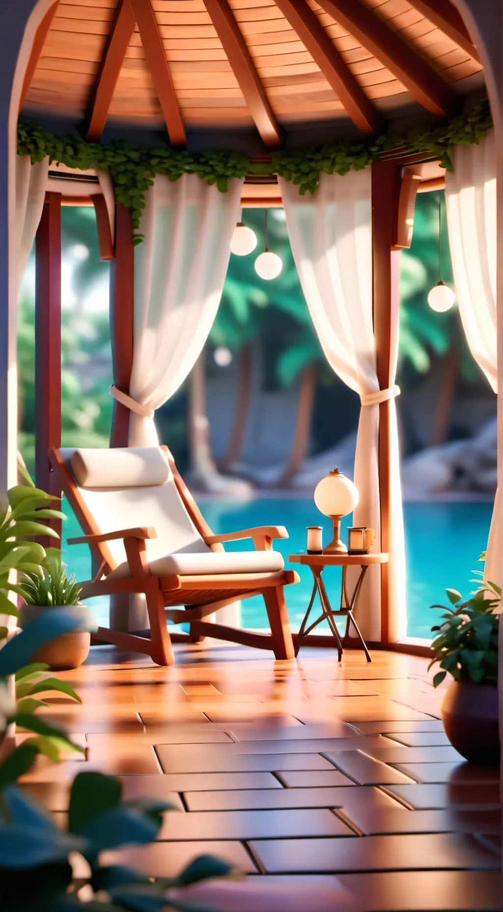 ai character: Vee background