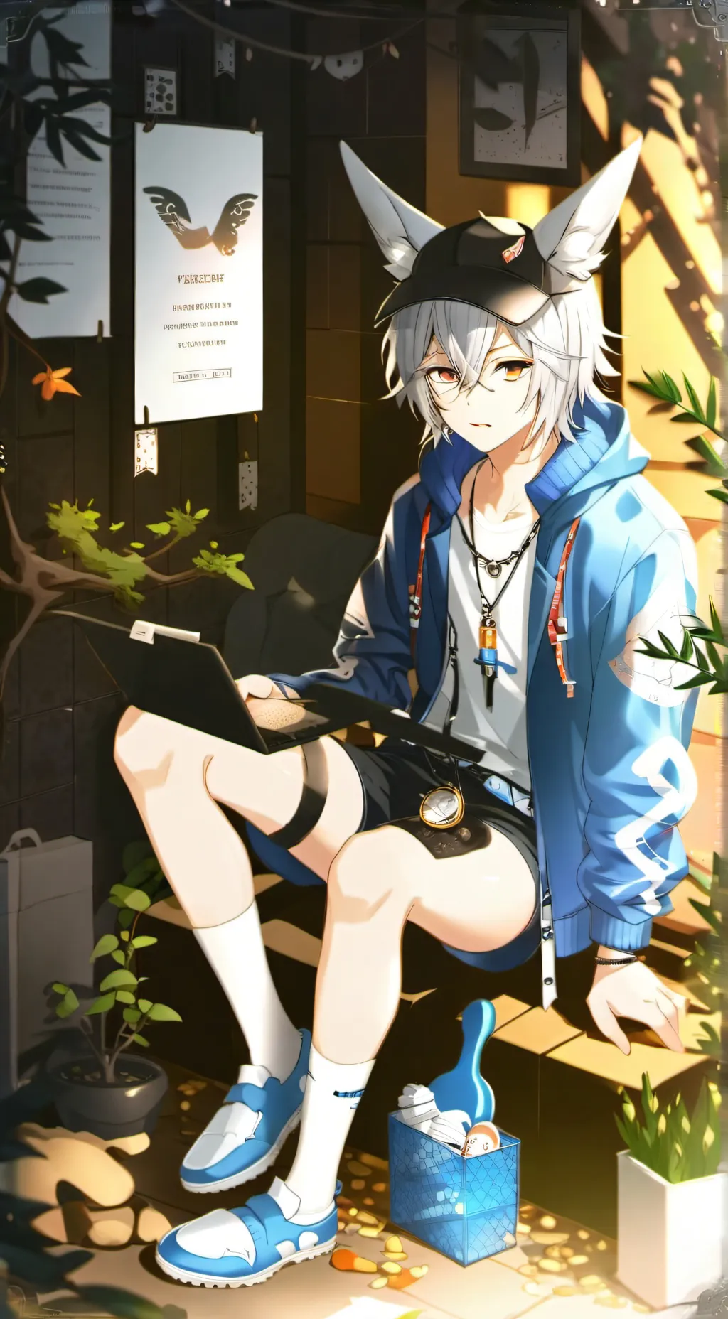 ai character: boyfriend  background