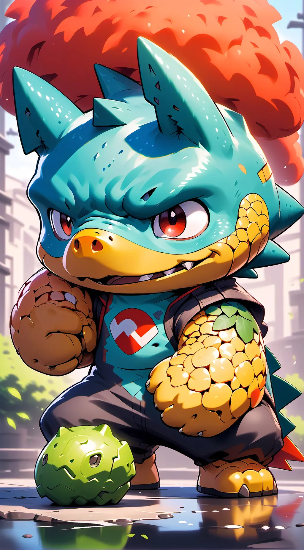 ai character: your dino kid background