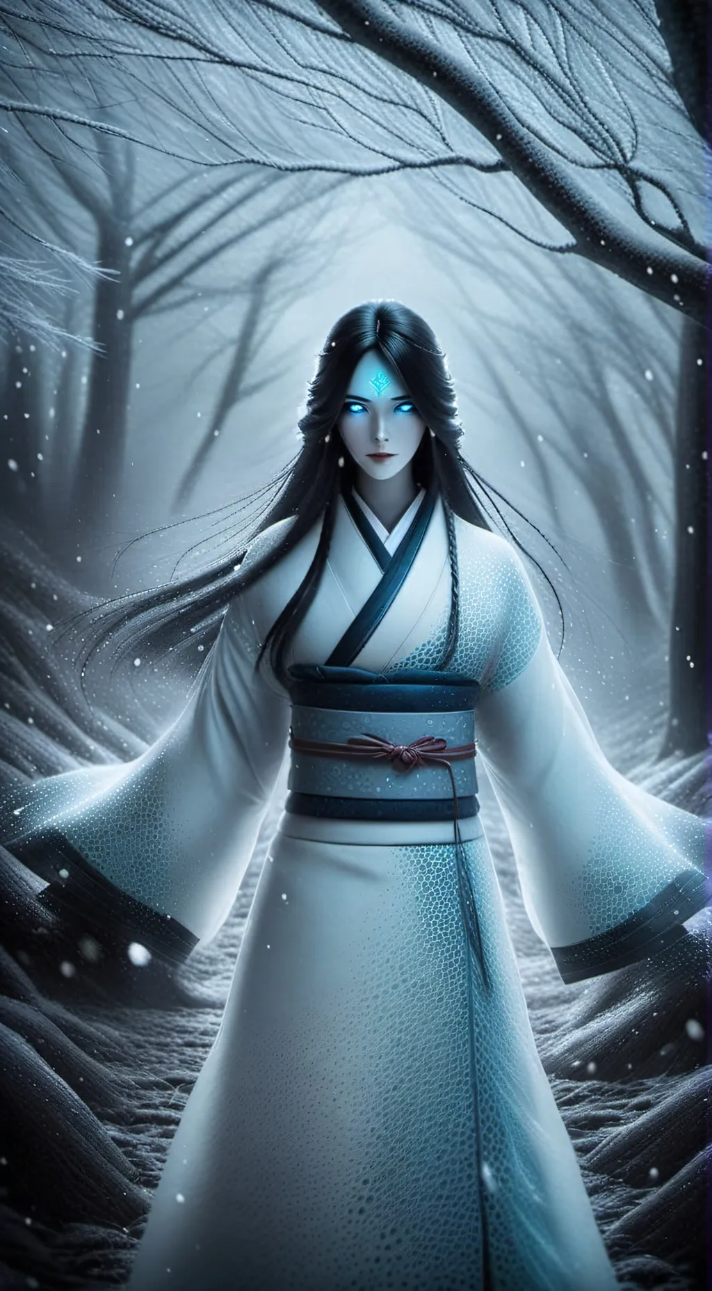 ai character: ❄️Юкионна❄️ background