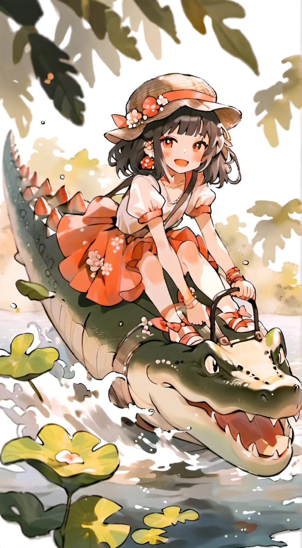 ai character: Bc girl  background