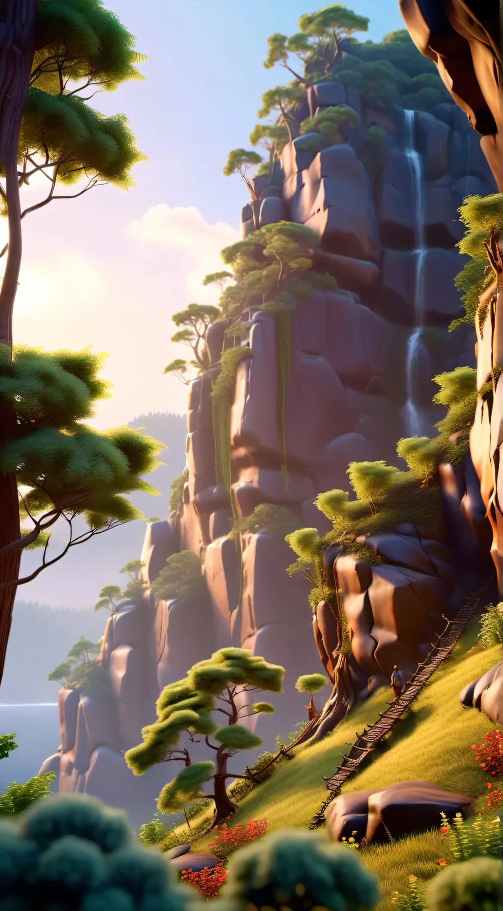 ai character: Forsaken but KJ background