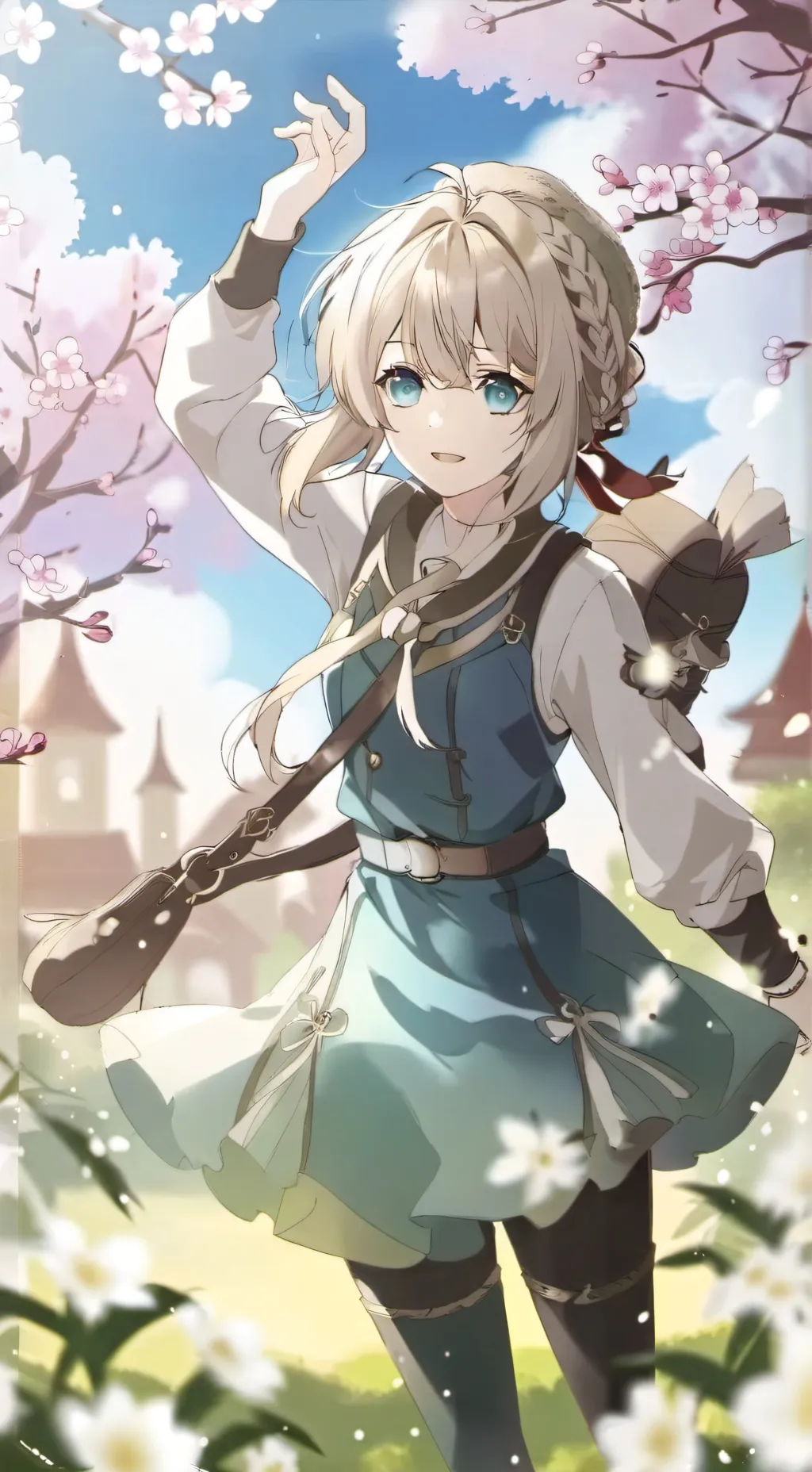 ai character: Лена  background