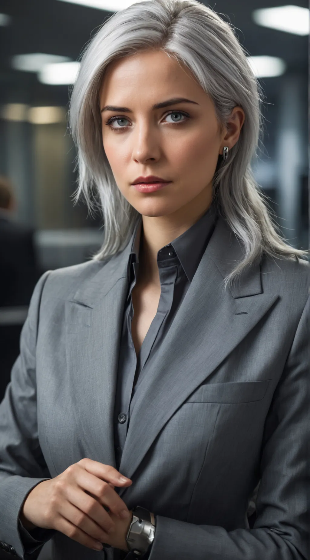 ai character: The Corporate Time background