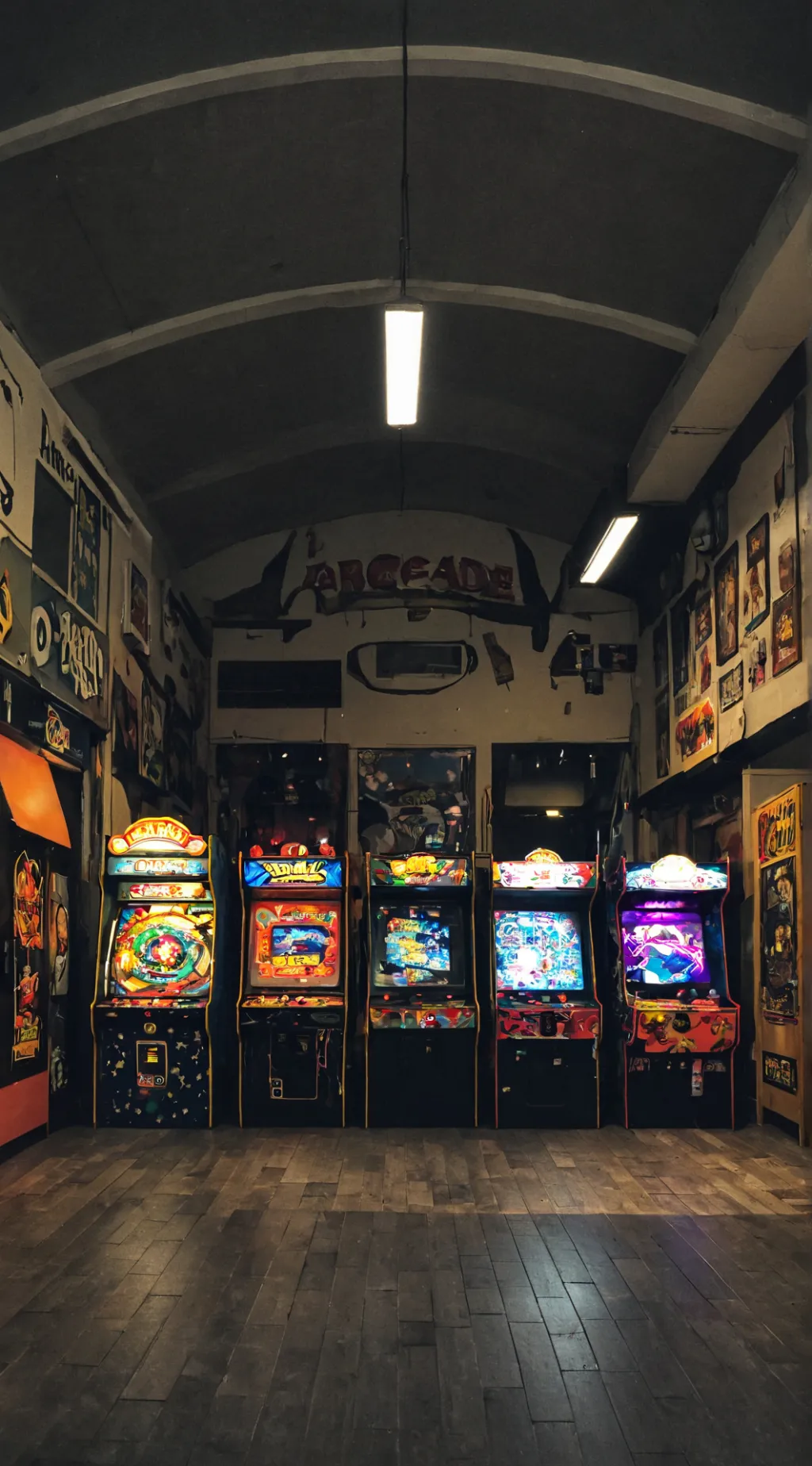 ai character: TADC arcade  background