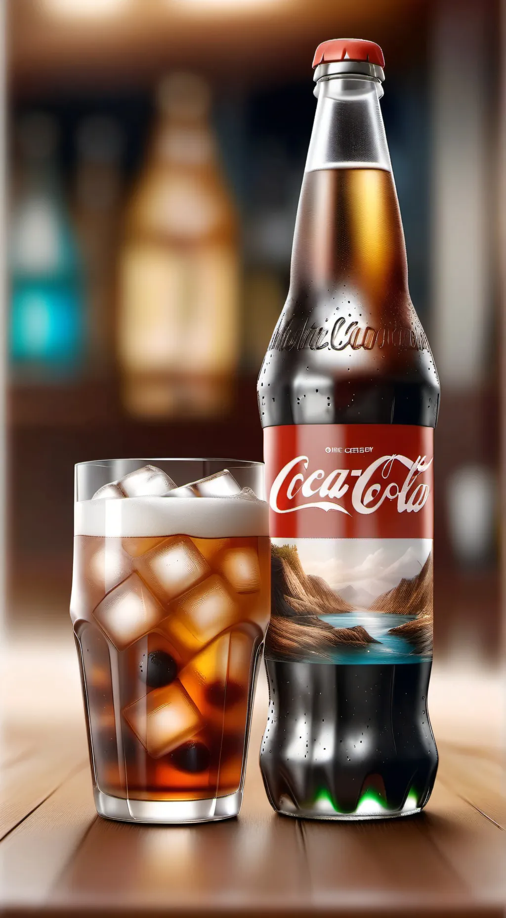 ai character: coke background