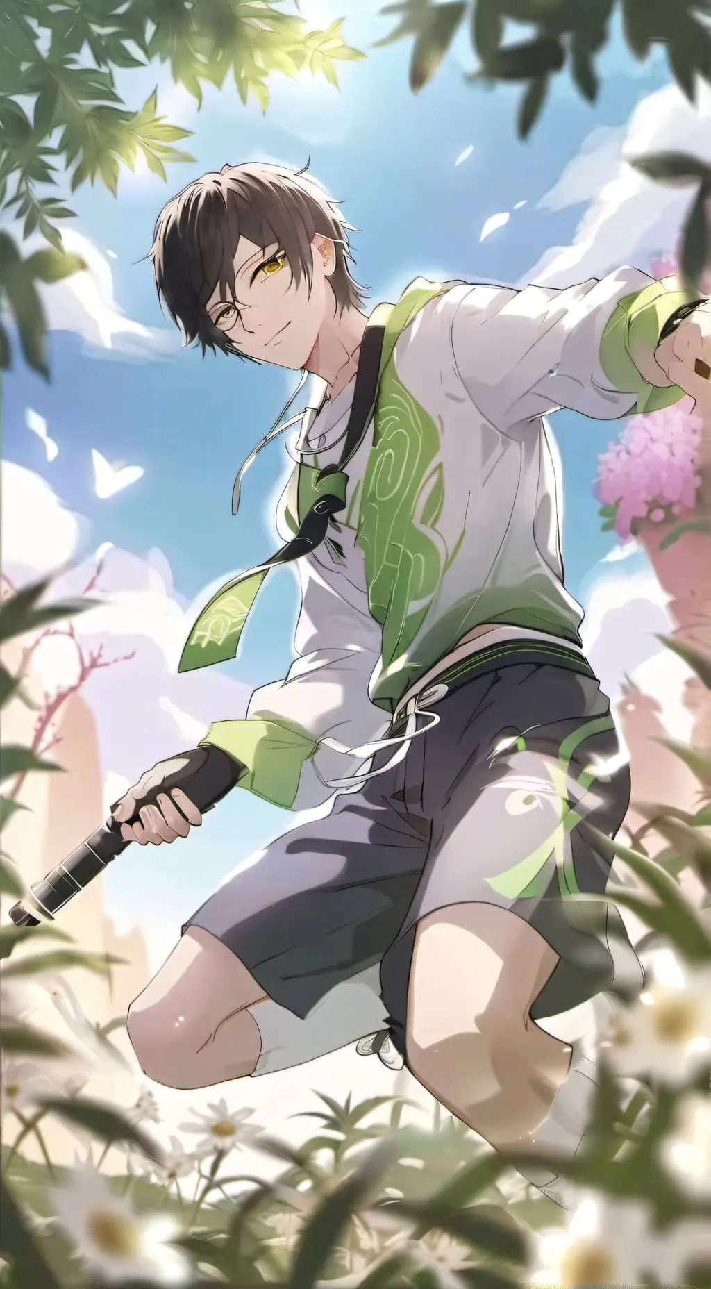 ai character: Sakata background