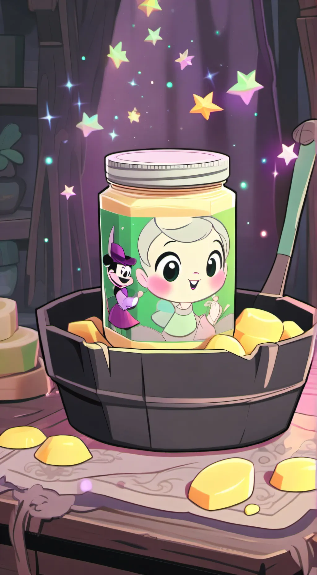 ai character: Ma'am
Magic butter background