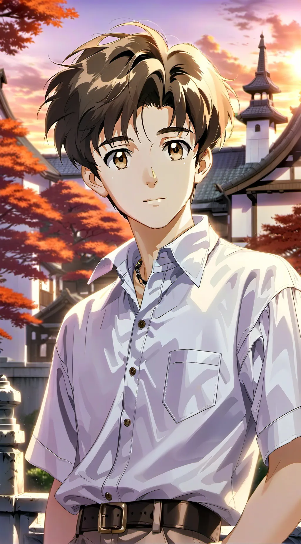 ai character: michiru kururugi background